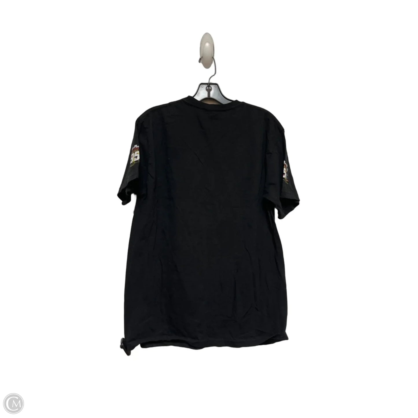 Top Short Sleeve Basic By Disney In Black & Red, Size: L