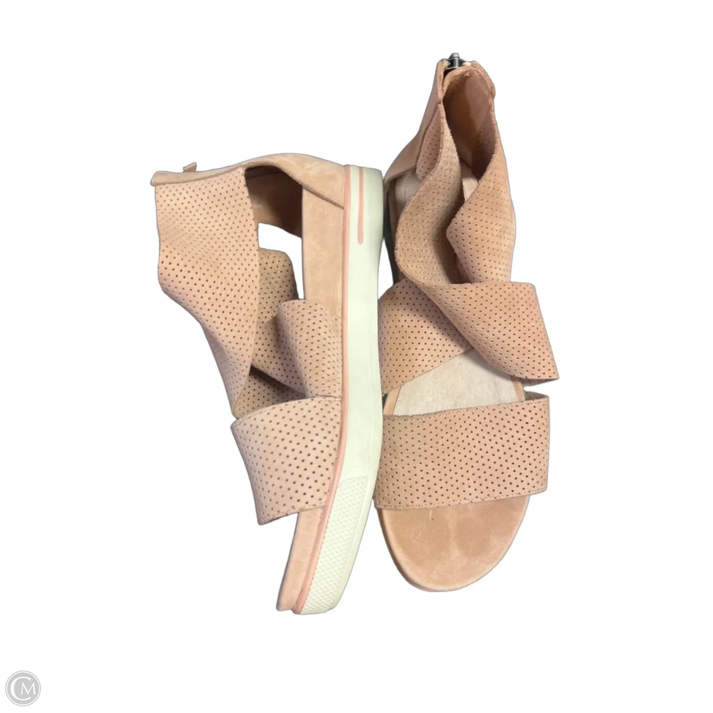 Sandals Flats By Eileen Fisher In Tan, Size: 9