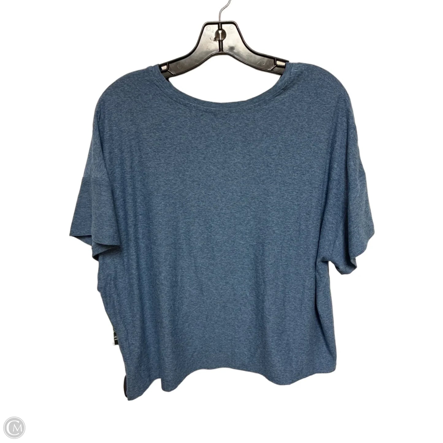 Athletic Top Short Sleeve By Athletic Works In Blue, Size: Xl