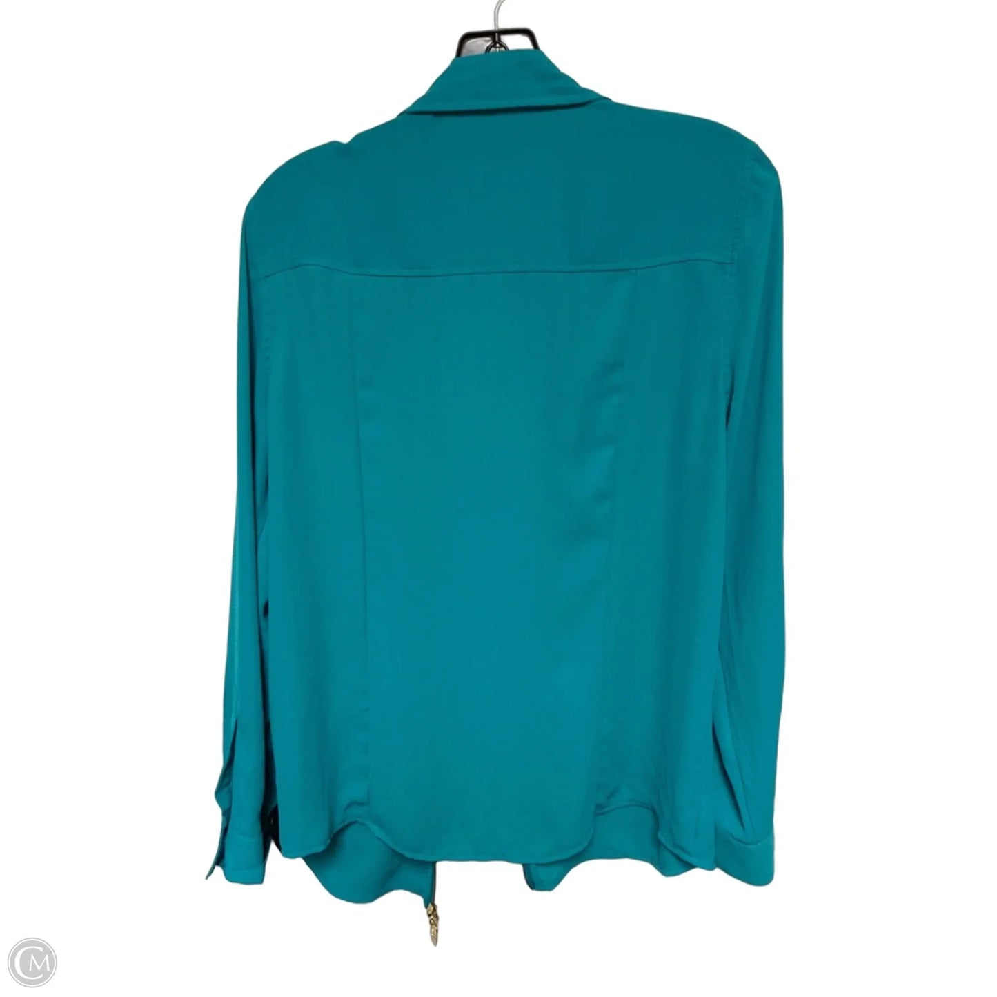 Top Long Sleeve By Michael By Michael Kors In Teal, Size: M