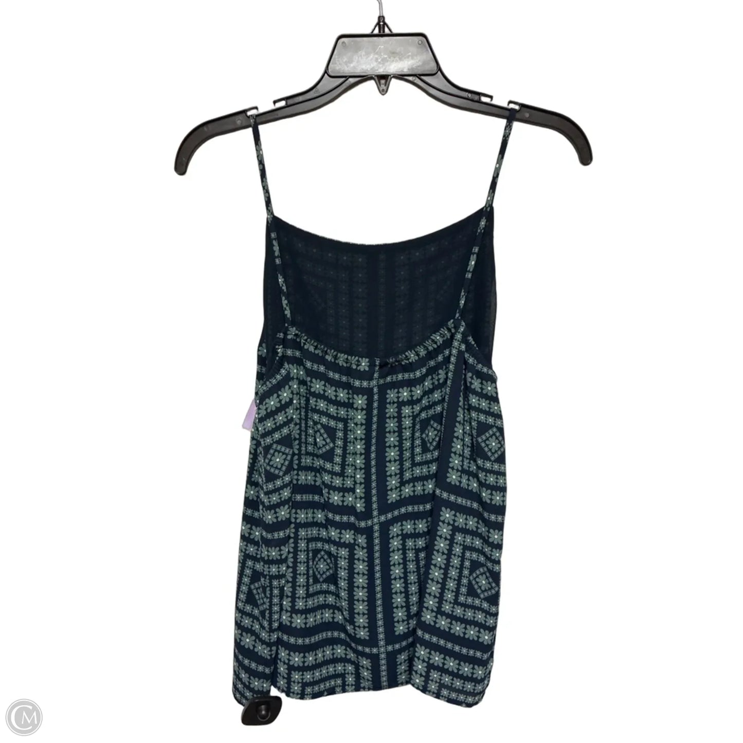 Top Sleeveless By Loft In Blue & Green, Size: S