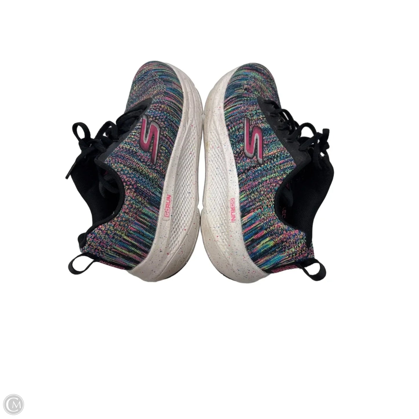 Shoes Athletic By Skechers In Rainbow Print, Size: 8.5
