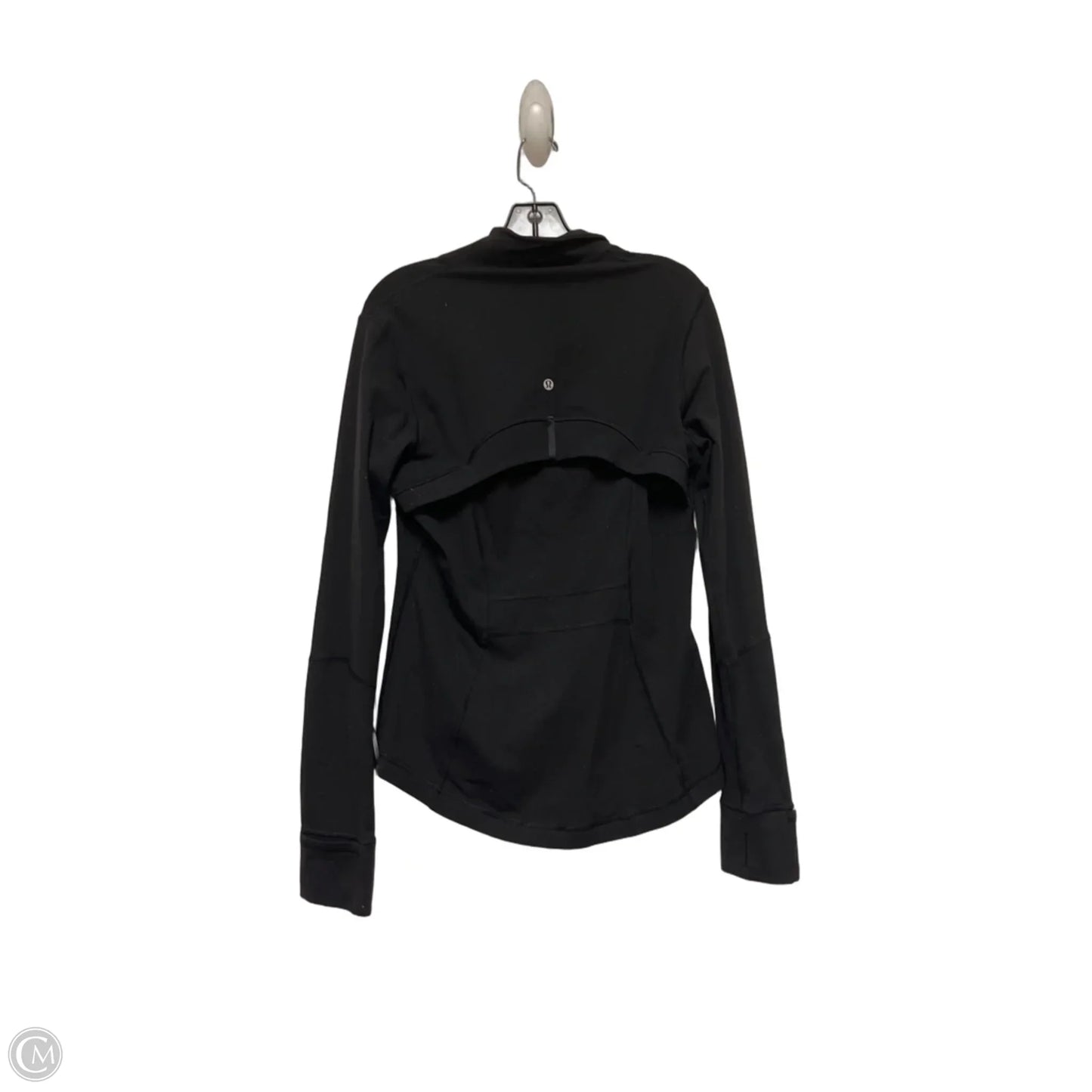 Athletic Jacket By Lululemon In Black, Size: 10