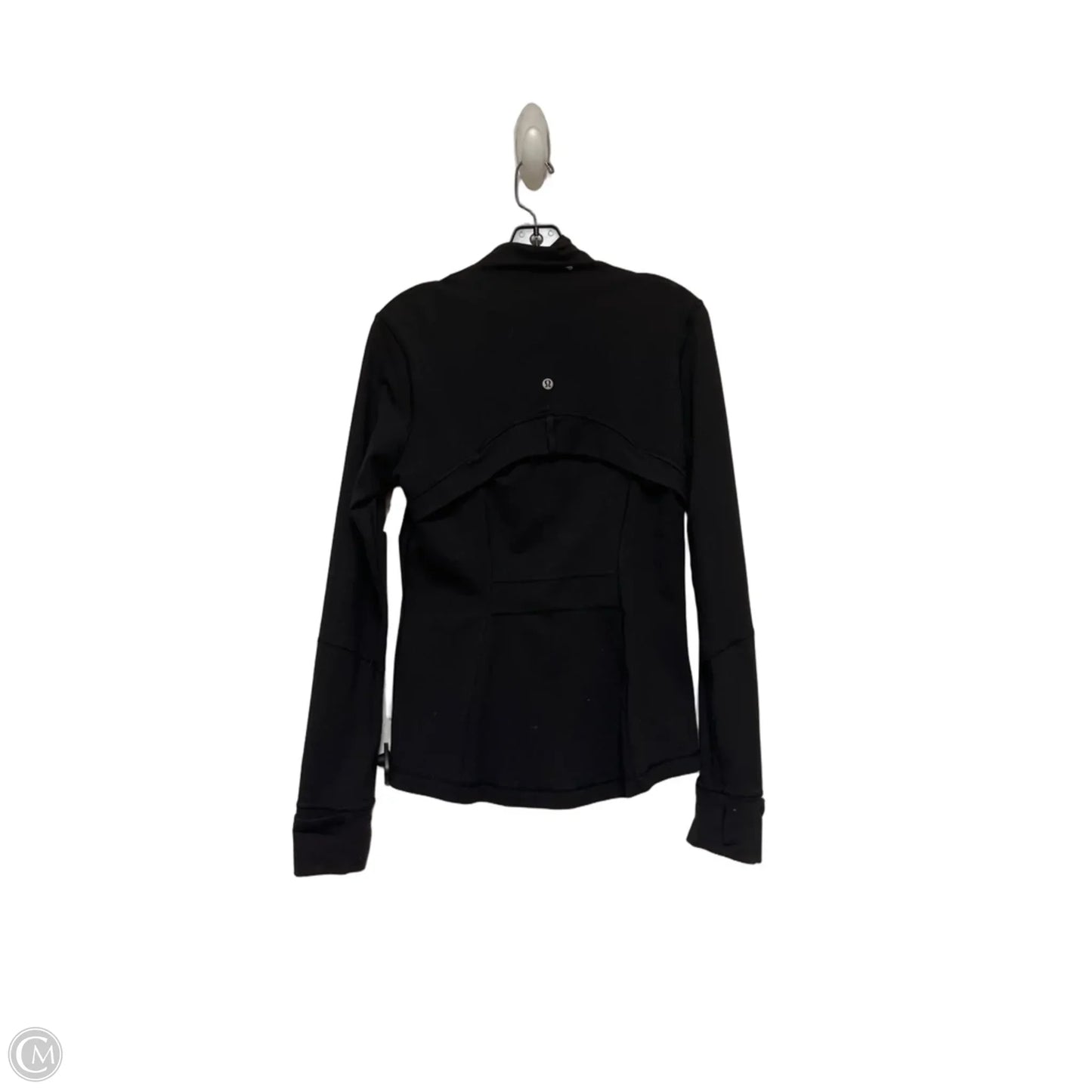 Athletic Jacket By Lululemon In Black, Size: 8