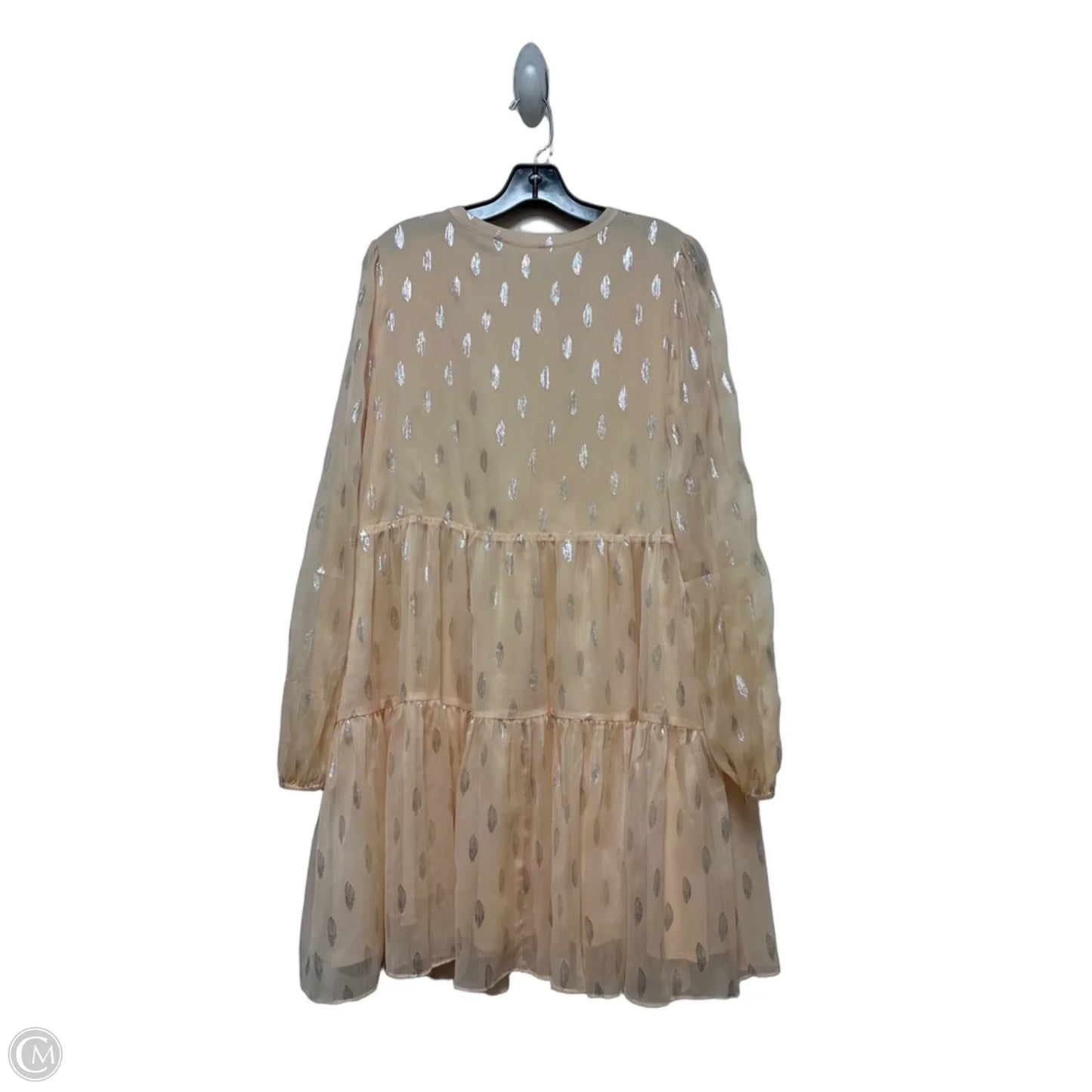 Dress Casual Short By A Loves A In Orange & Silver, Size: L