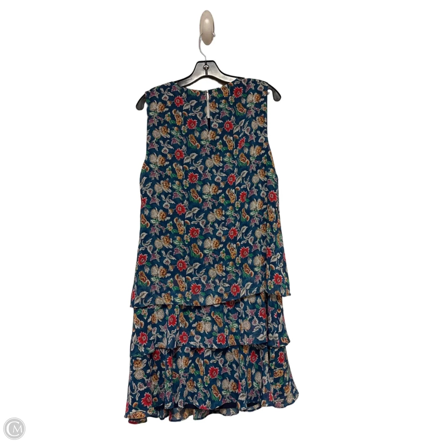 Dress Casual Short By Lauren By Ralph Lauren In Floral Print, Size: M