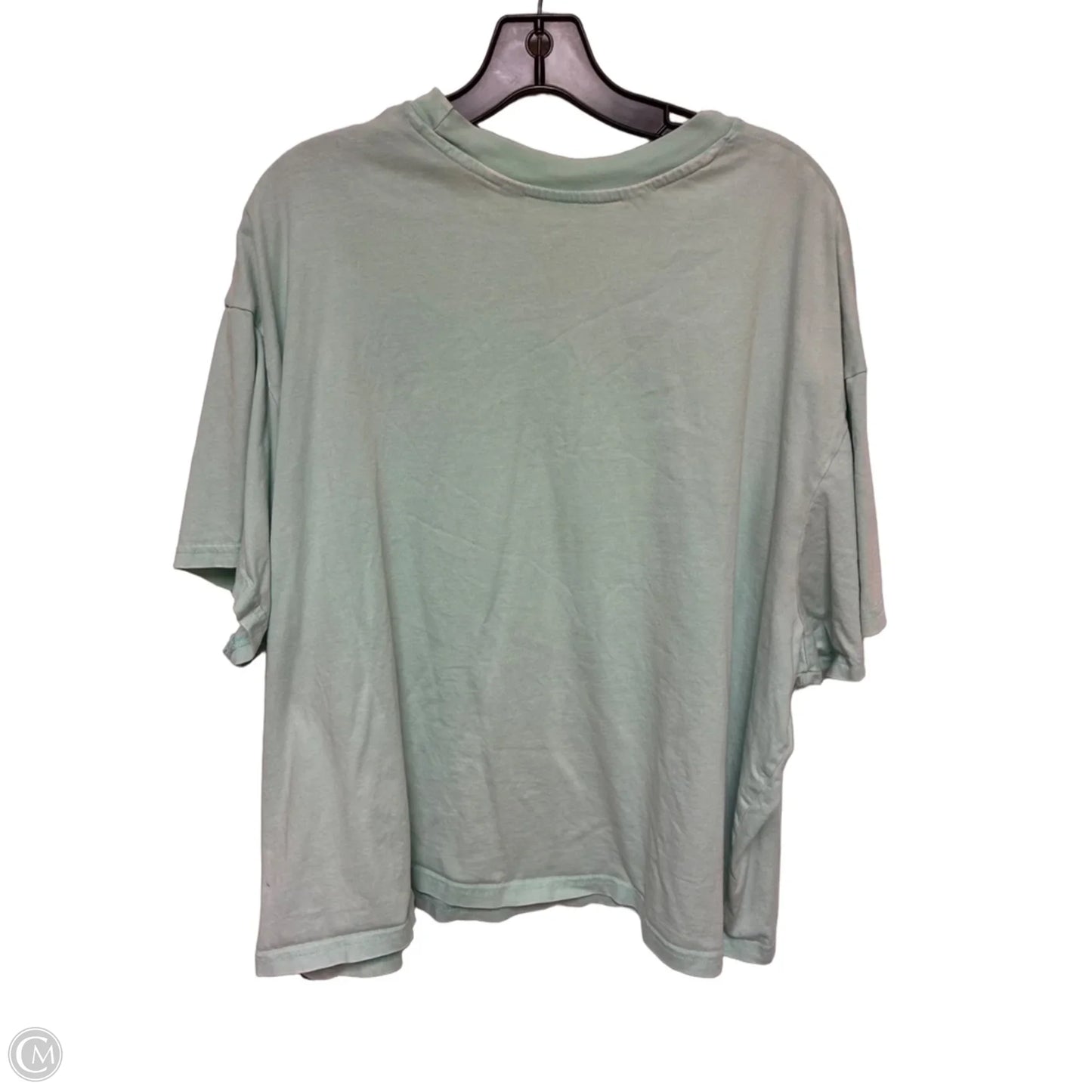 Top Short Sleeve Basic By Disney Store In Green, Size: 2x