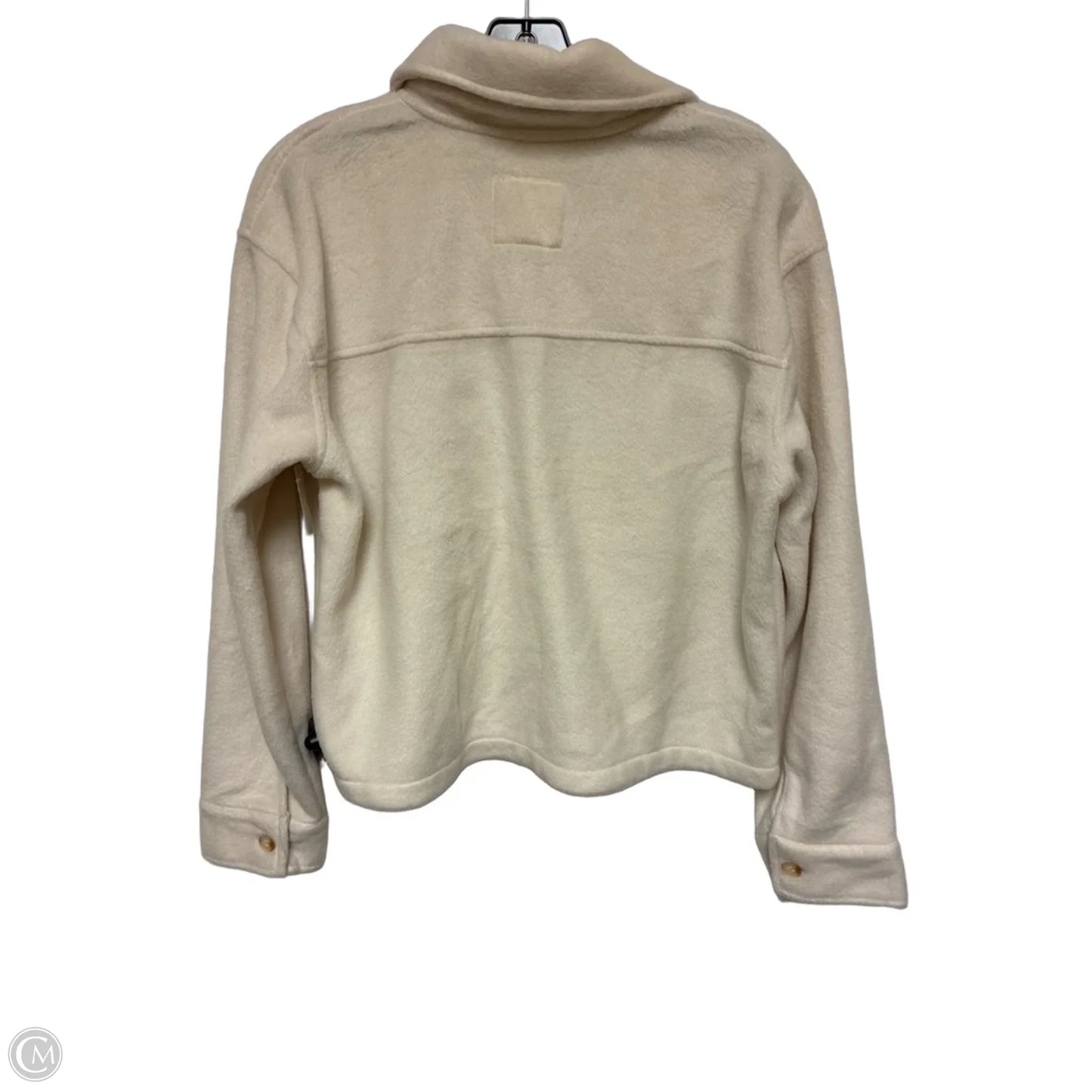 Jacket Faux Fur & Sherpa By Thread And Supply In Tan, Size: M
