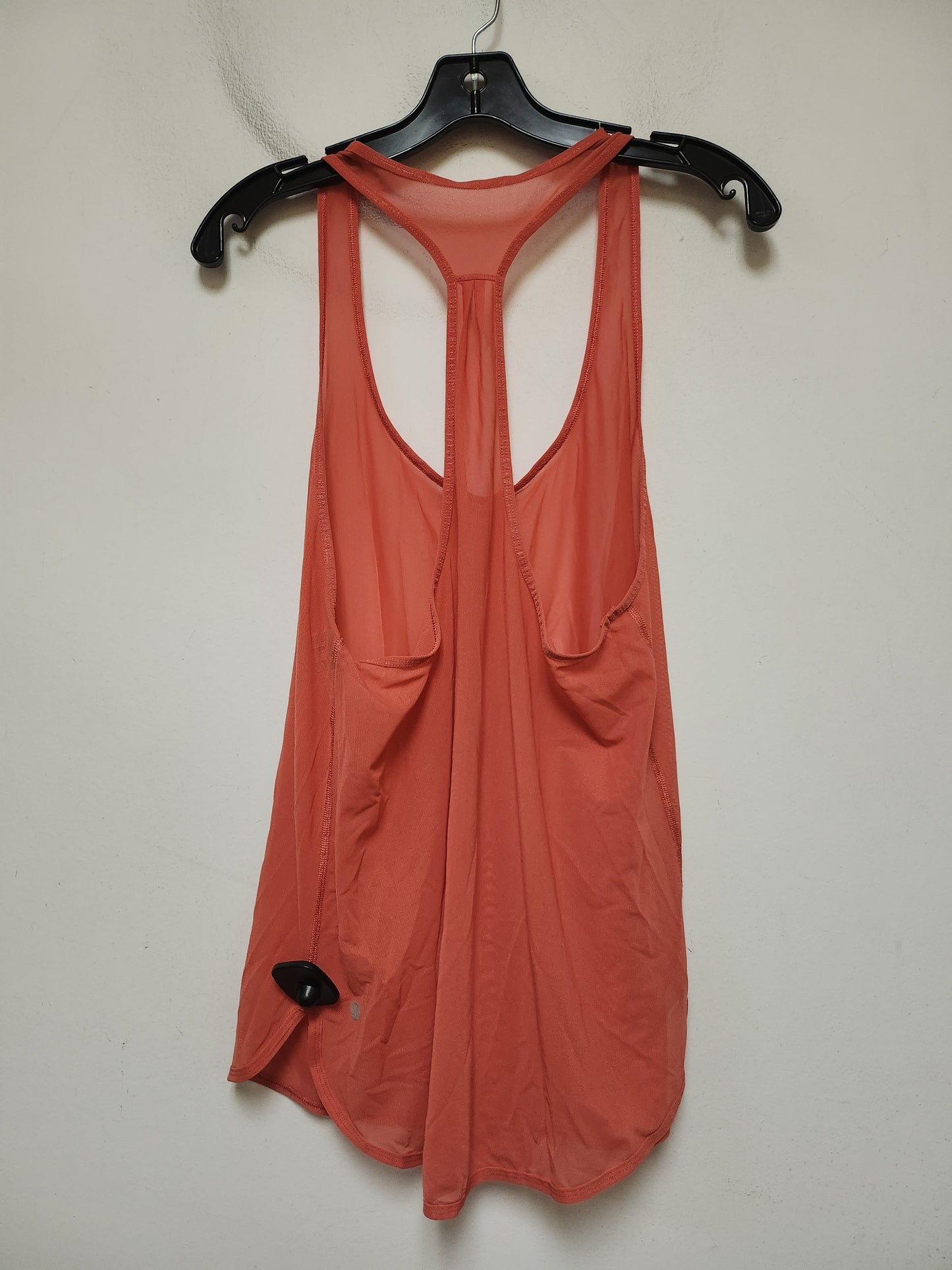 Athletic Tank Top By Lululemon In Orange, Size: L