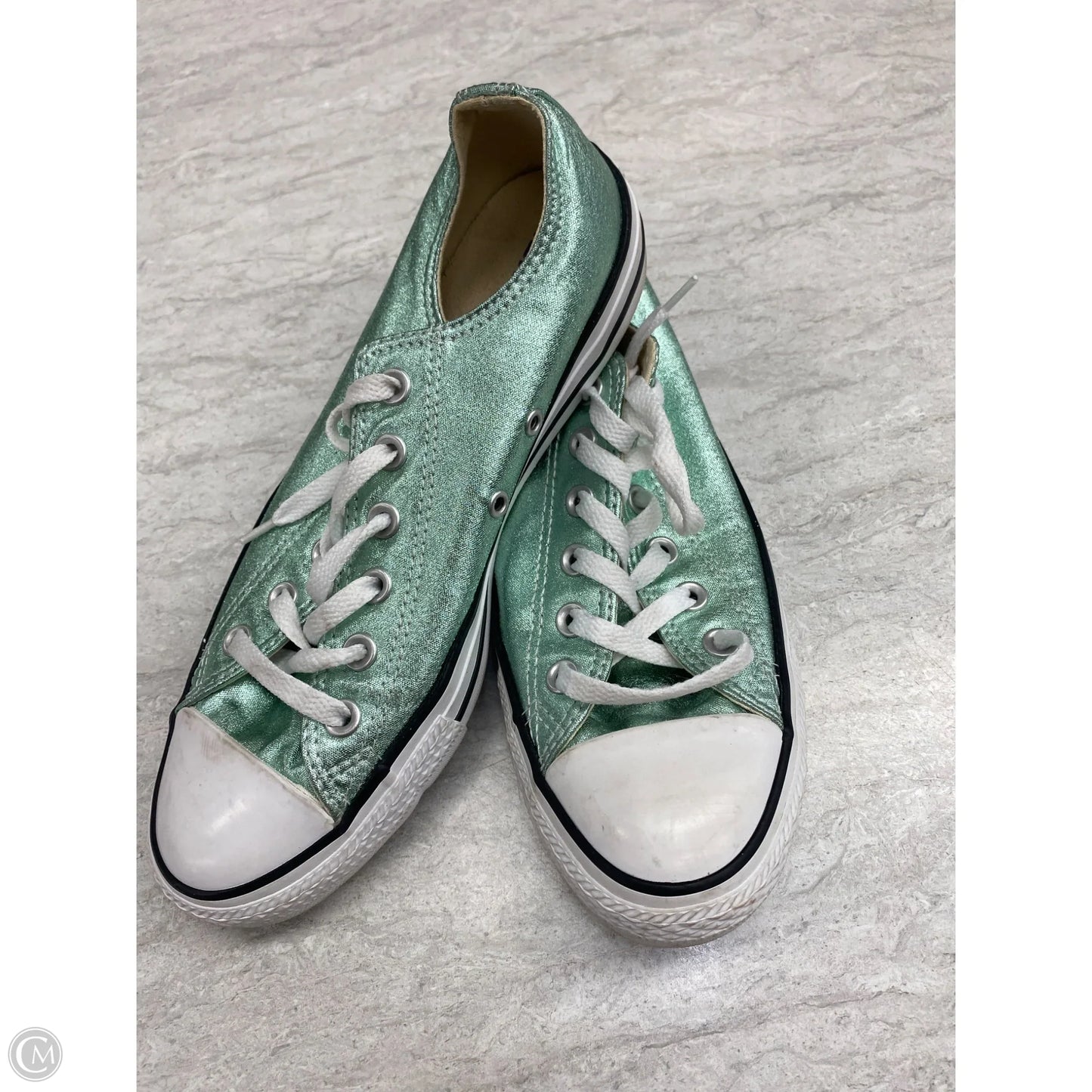 Shoes Sneakers By Converse In Green, Size: 9