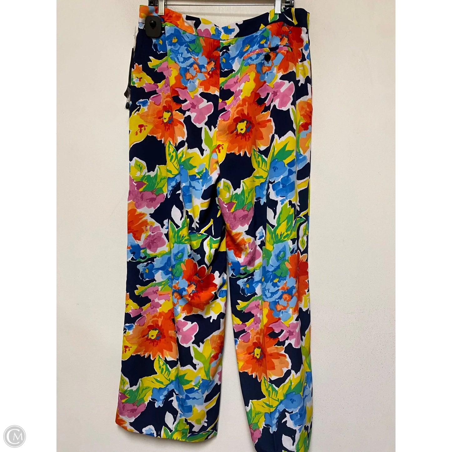 Pants Wide Leg By Lauren By Ralph Lauren In Floral Print, Size: 14