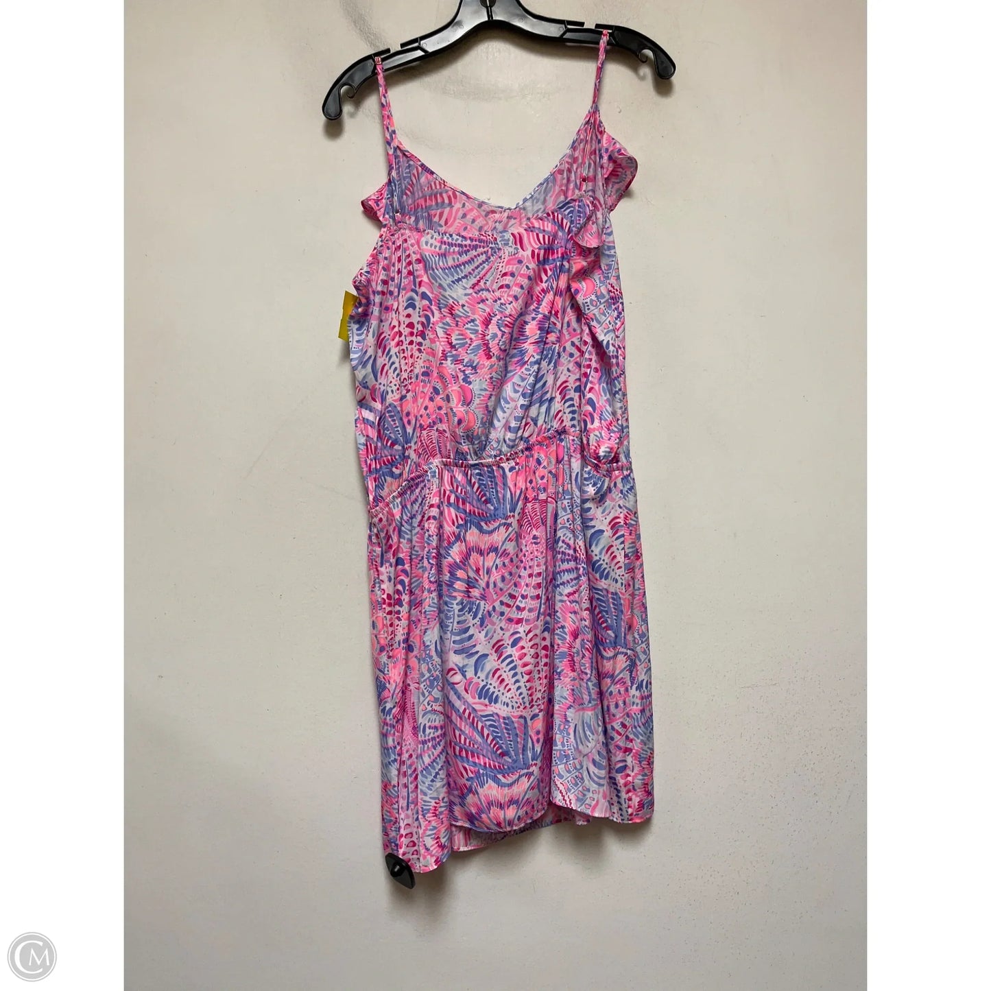 Romper Designer By Lilly Pulitzer In Pink & Purple, Size: Xl