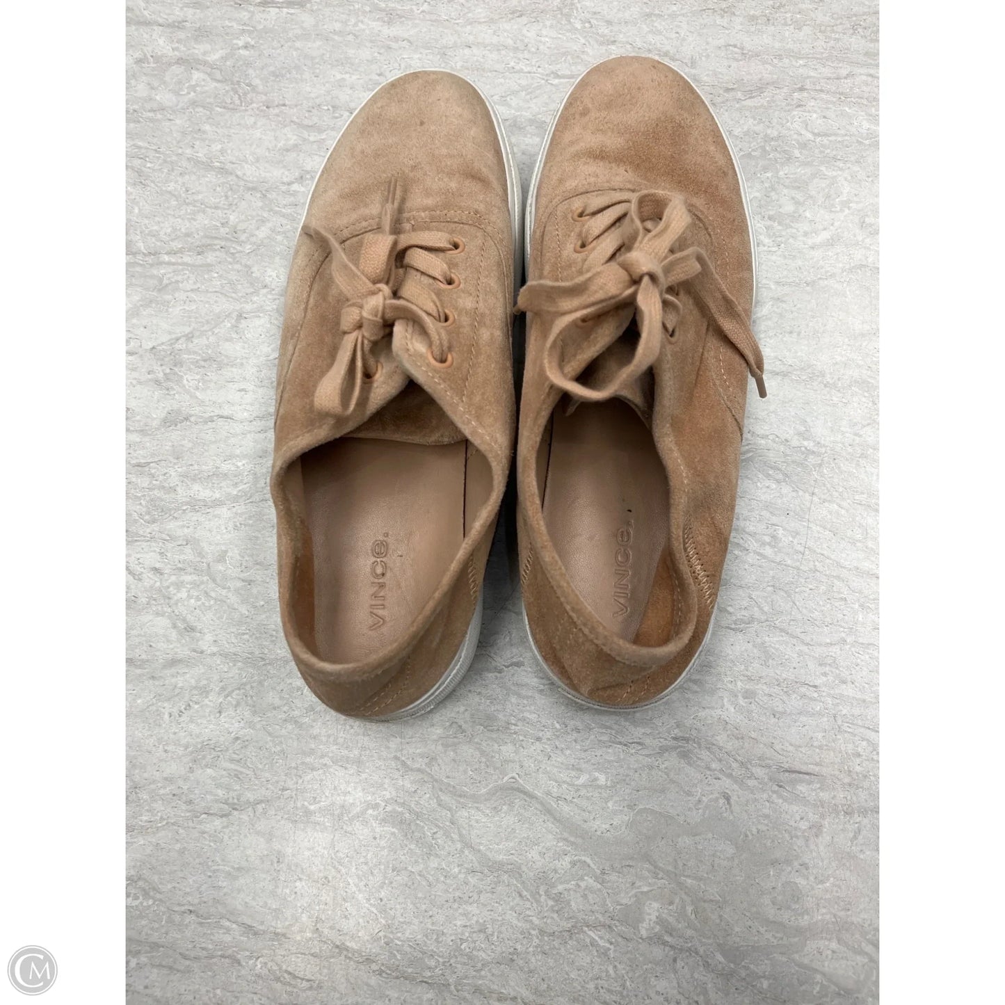 Shoes Sneakers By Vince In Tan, Size: 8