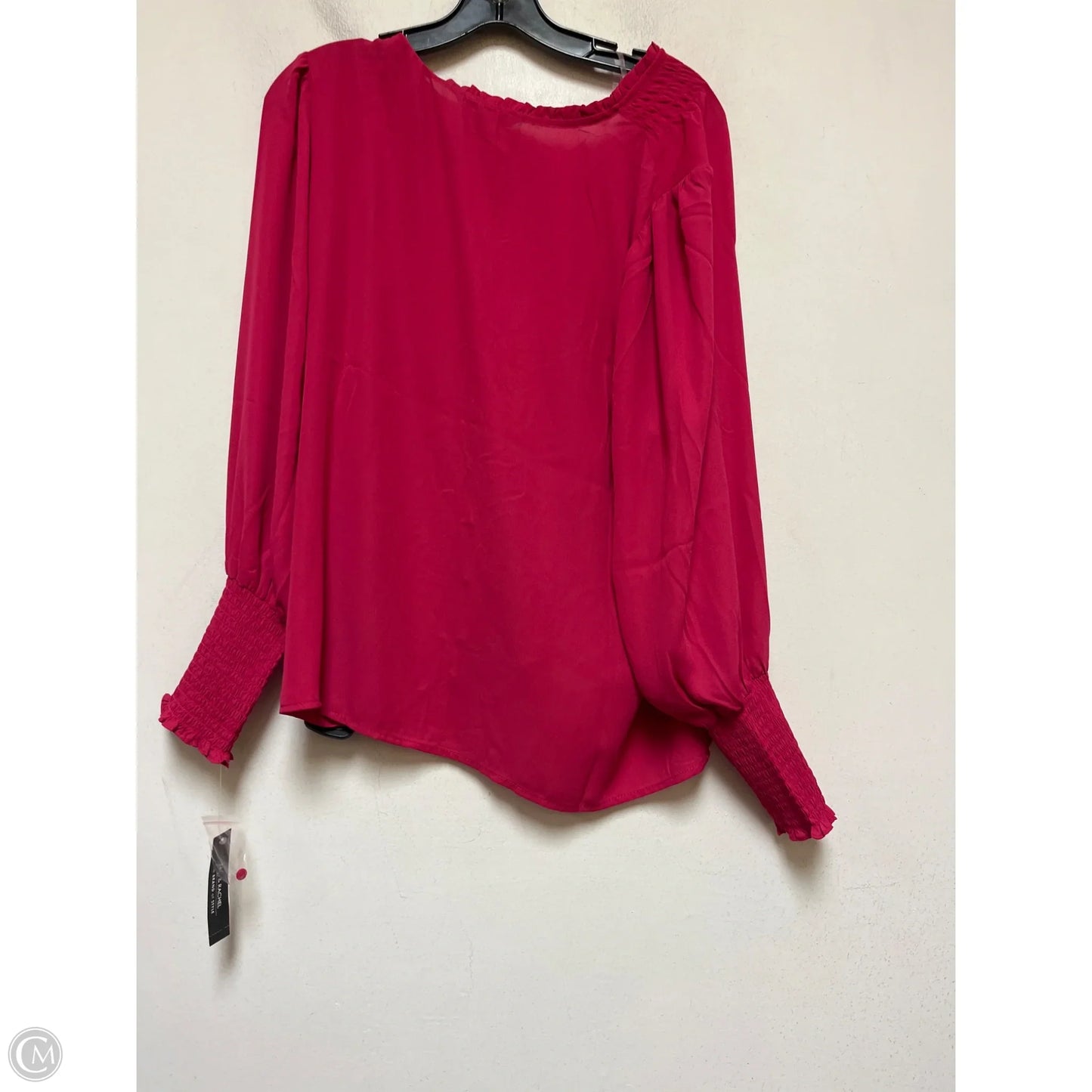 Top Long Sleeve By Zac And Rachel In Pink, Size: L