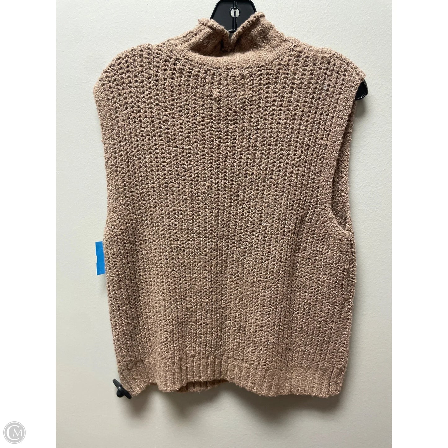 Top Sleeveless By Clothes Mentor In Brown, Size: M