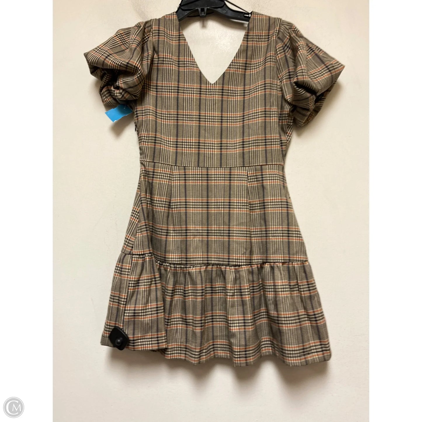 Dress Casual Short By Gianni Bini In Plaid Pattern, Size: M