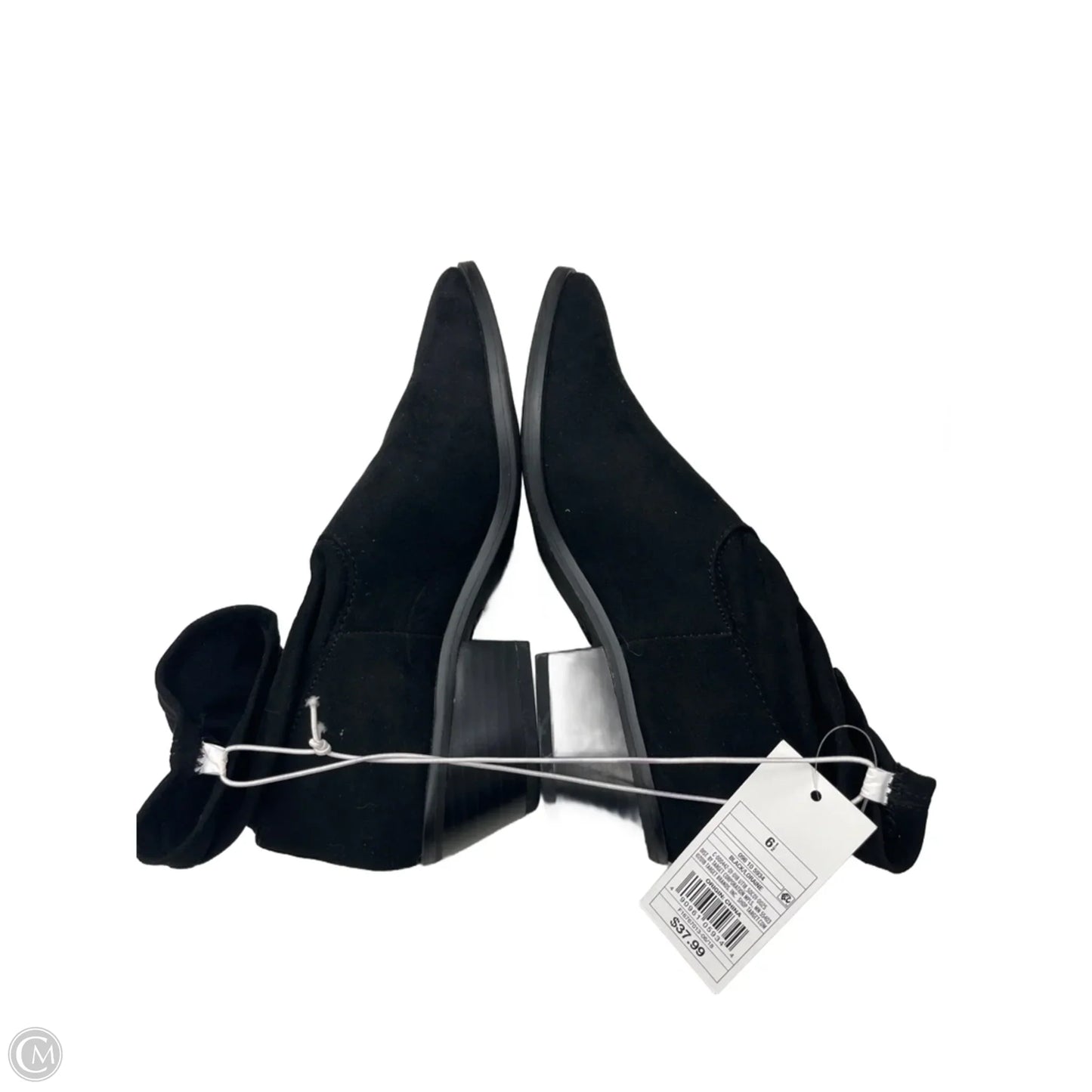 Boots Ankle Heels By Universal Thread In Black, Size: 6.5
