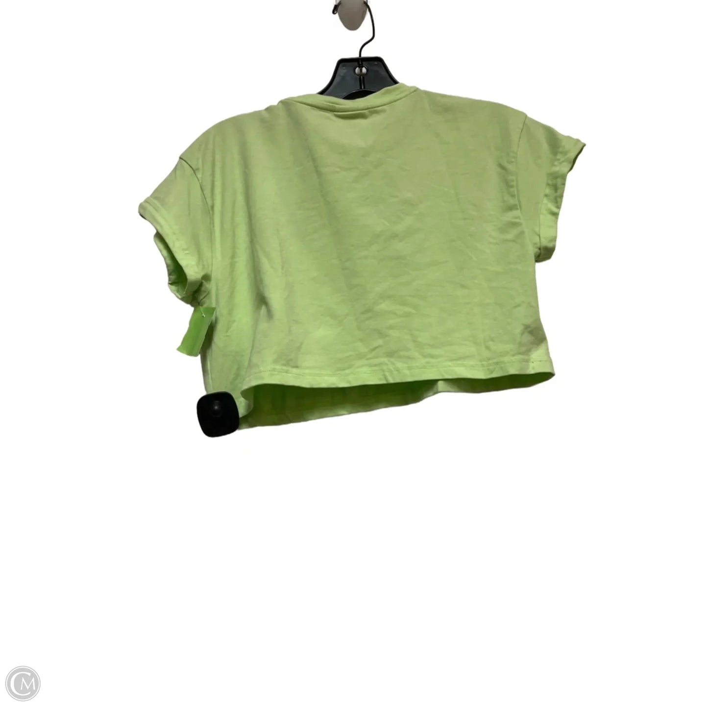 Athletic Top Short Sleeve By Gym Shark In Green, Size: S