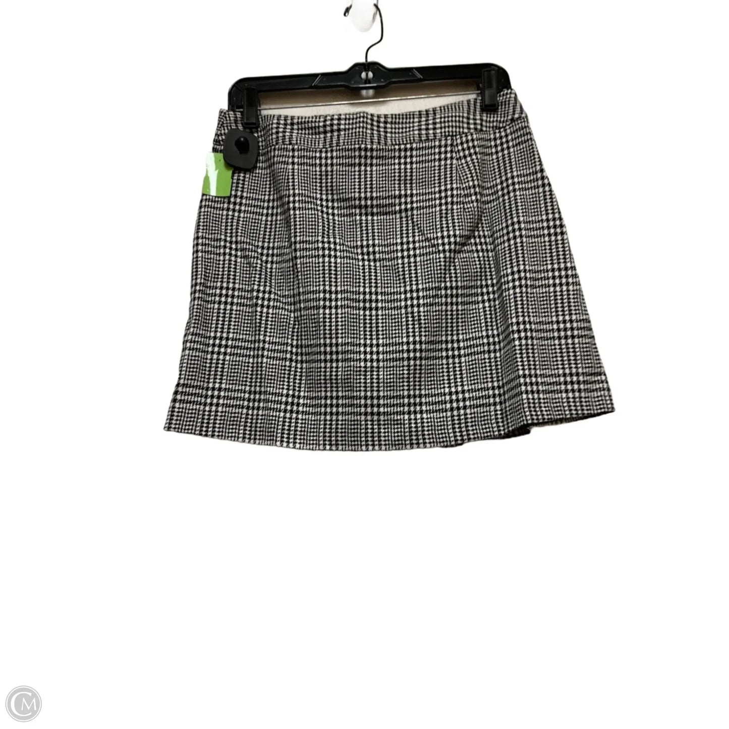 Skirt Mini & Short By Top Shop In Black & White, Size: 8