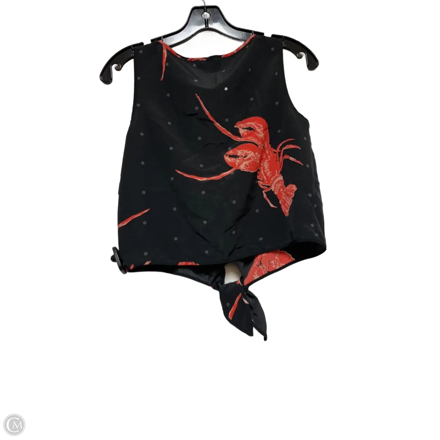 Top Sleeveless By Clothes Mentor In Black & Red, Size: Xs