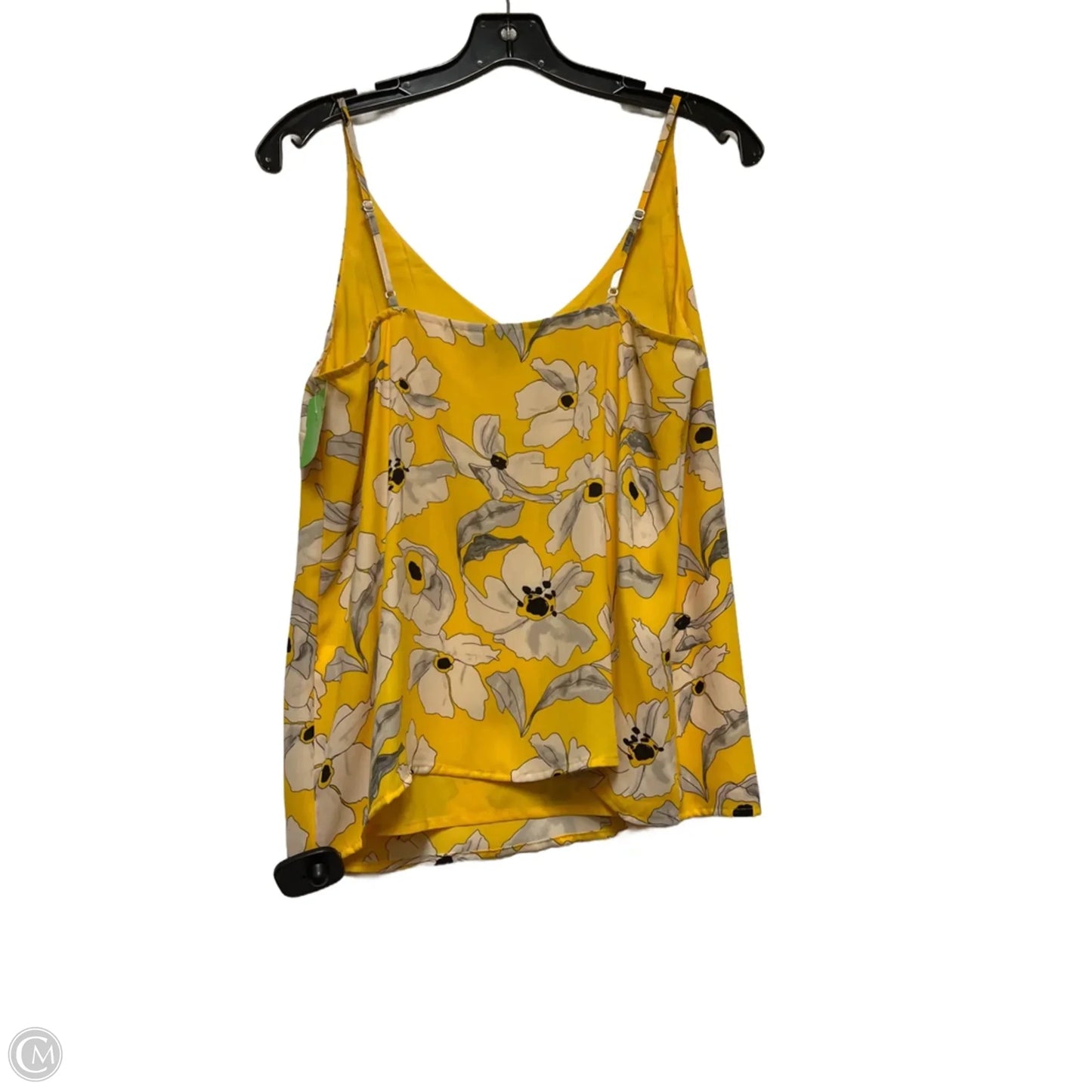 Top Sleeveless By Banana Republic In Yellow, Size: S