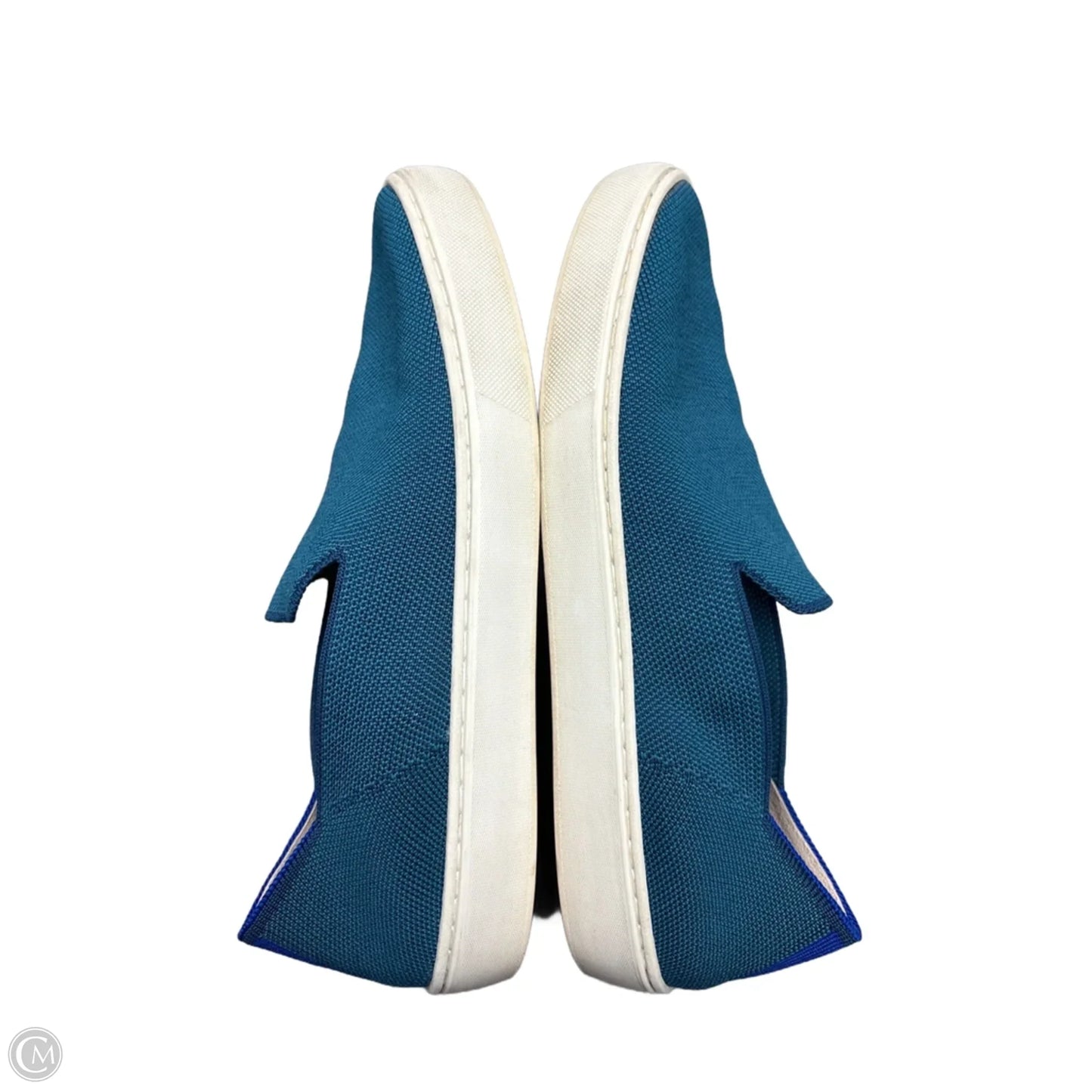 Shoes Flats By Rothys In Teal, Size: 9.5