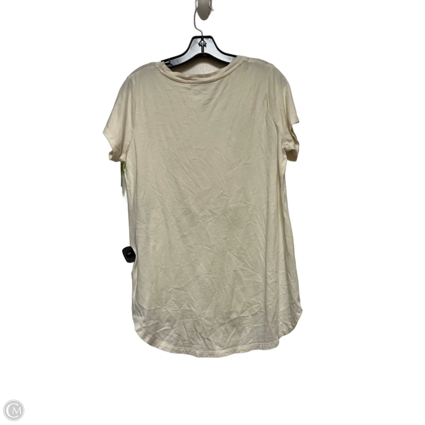 Top Short Sleeve Basic By Disney Store In Cream & Orange, Size: L