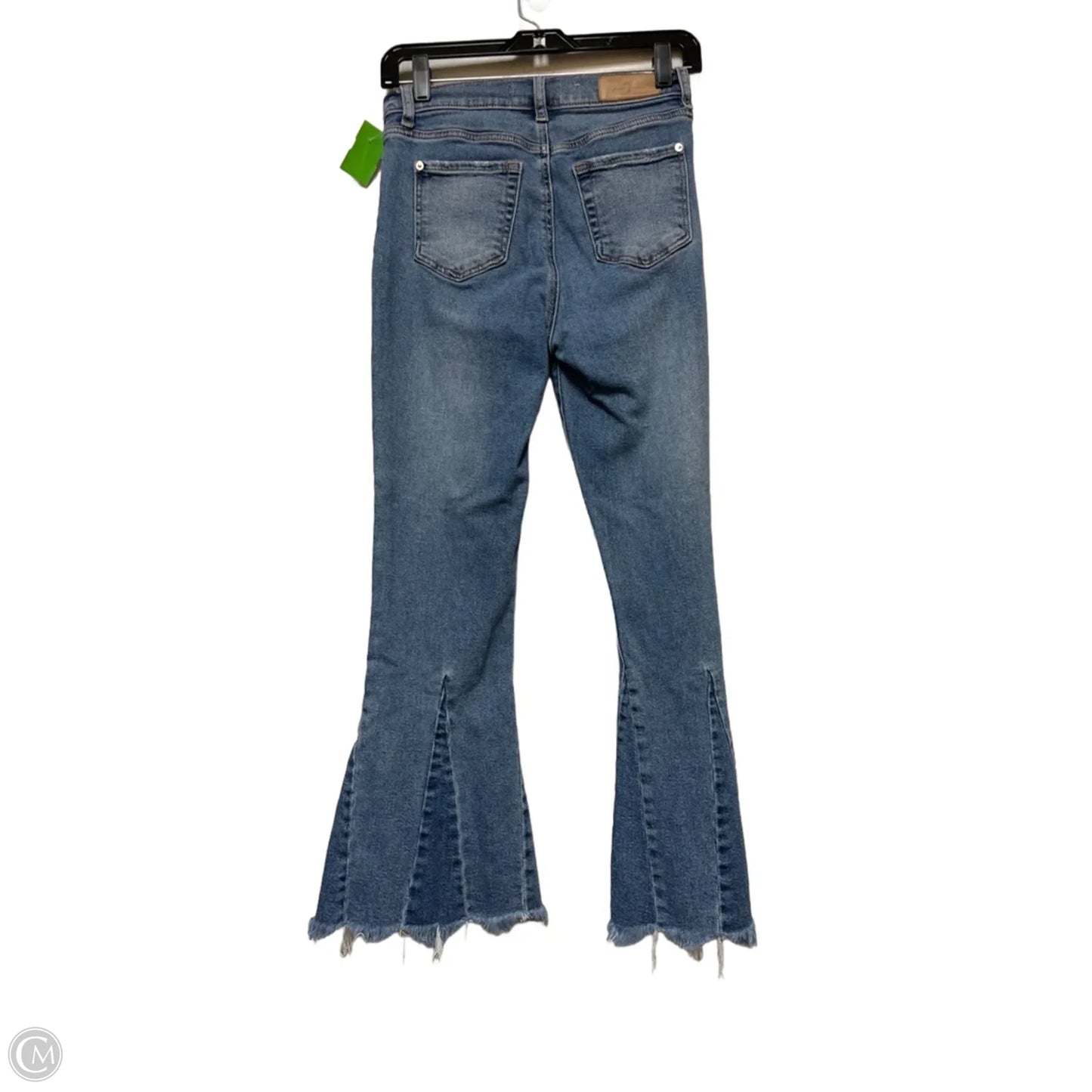 Jeans Wide Leg By 7 For All Mankind In Blue Denim, Size: 4