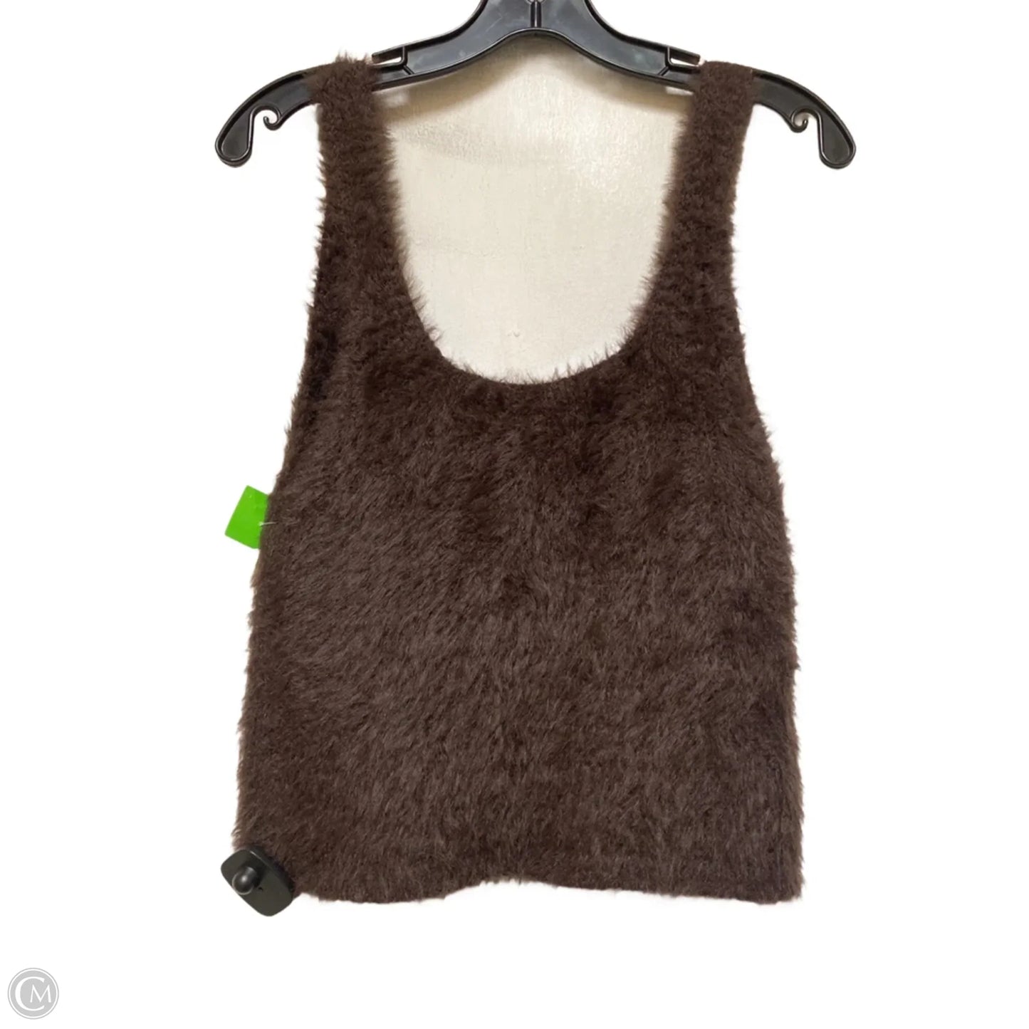 Top Sleeveless By Anthropologie In Brown, Size: S