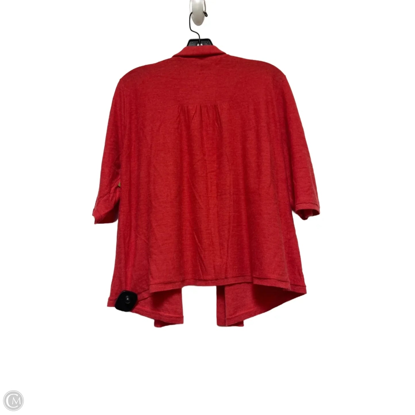 Top Short Sleeve By Eileen Fisher In Red, Size: Xl