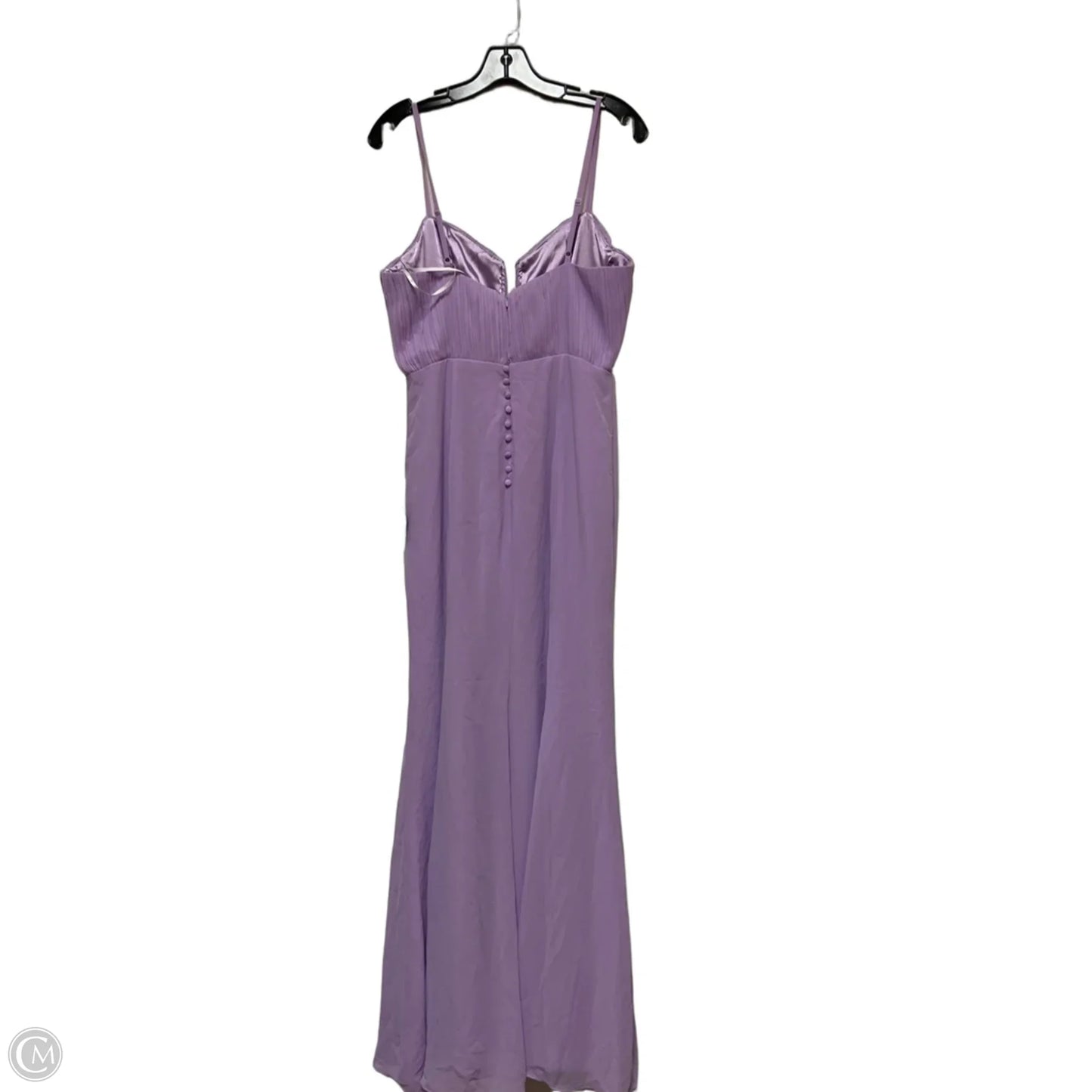 Dress Party Long By Lulus In Purple, Size: L