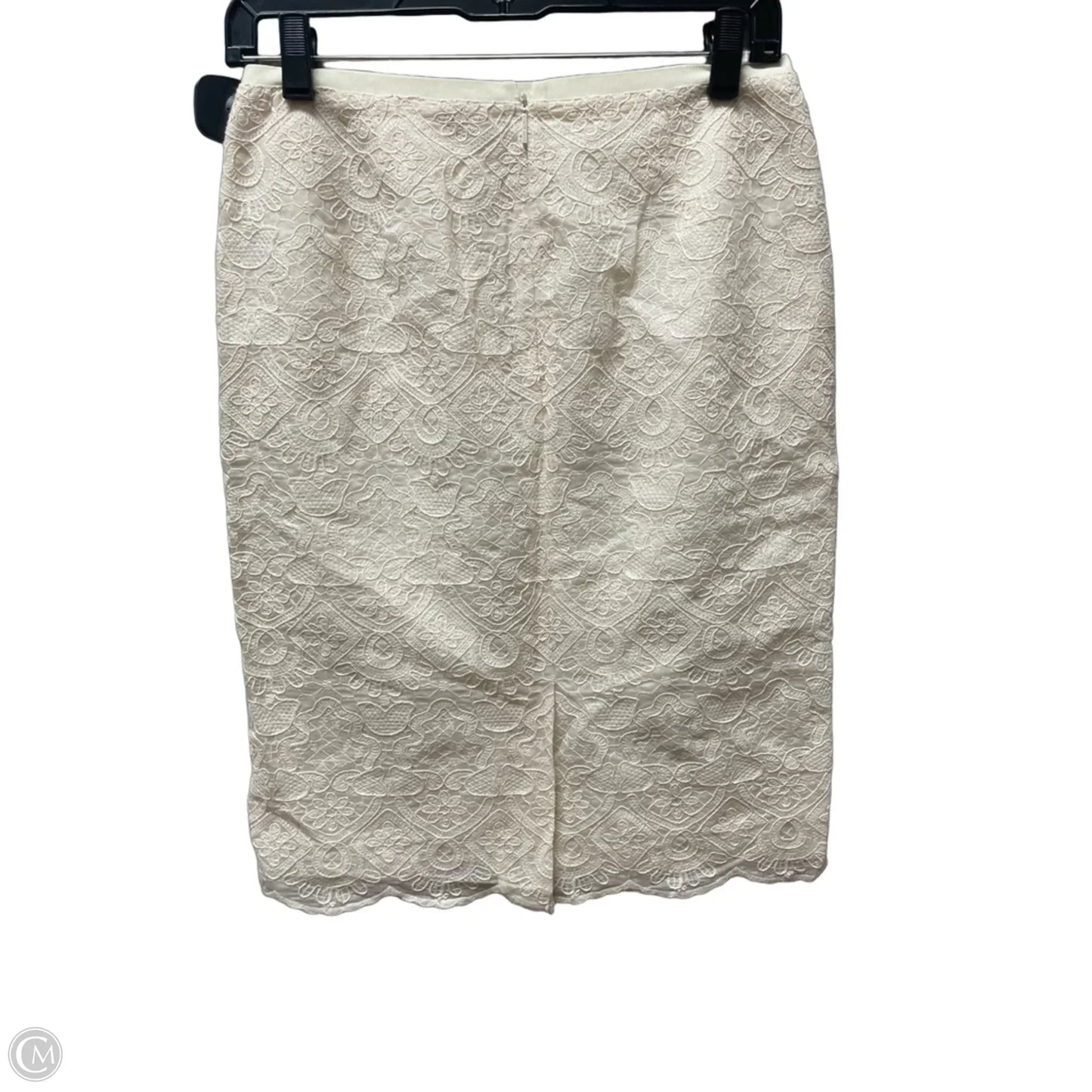 Skirt Designer By Tory Burch In Cream, Size: 2