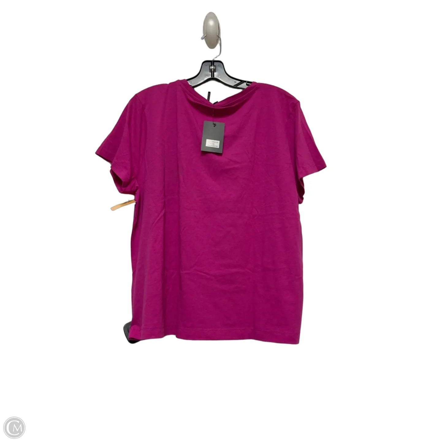 Top Short Sleeve By Dkny In Pink, Size: Xl