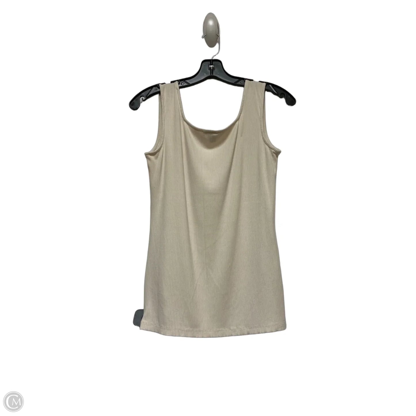 Top Sleeveless By Ann Taylor In Cream, Size: M