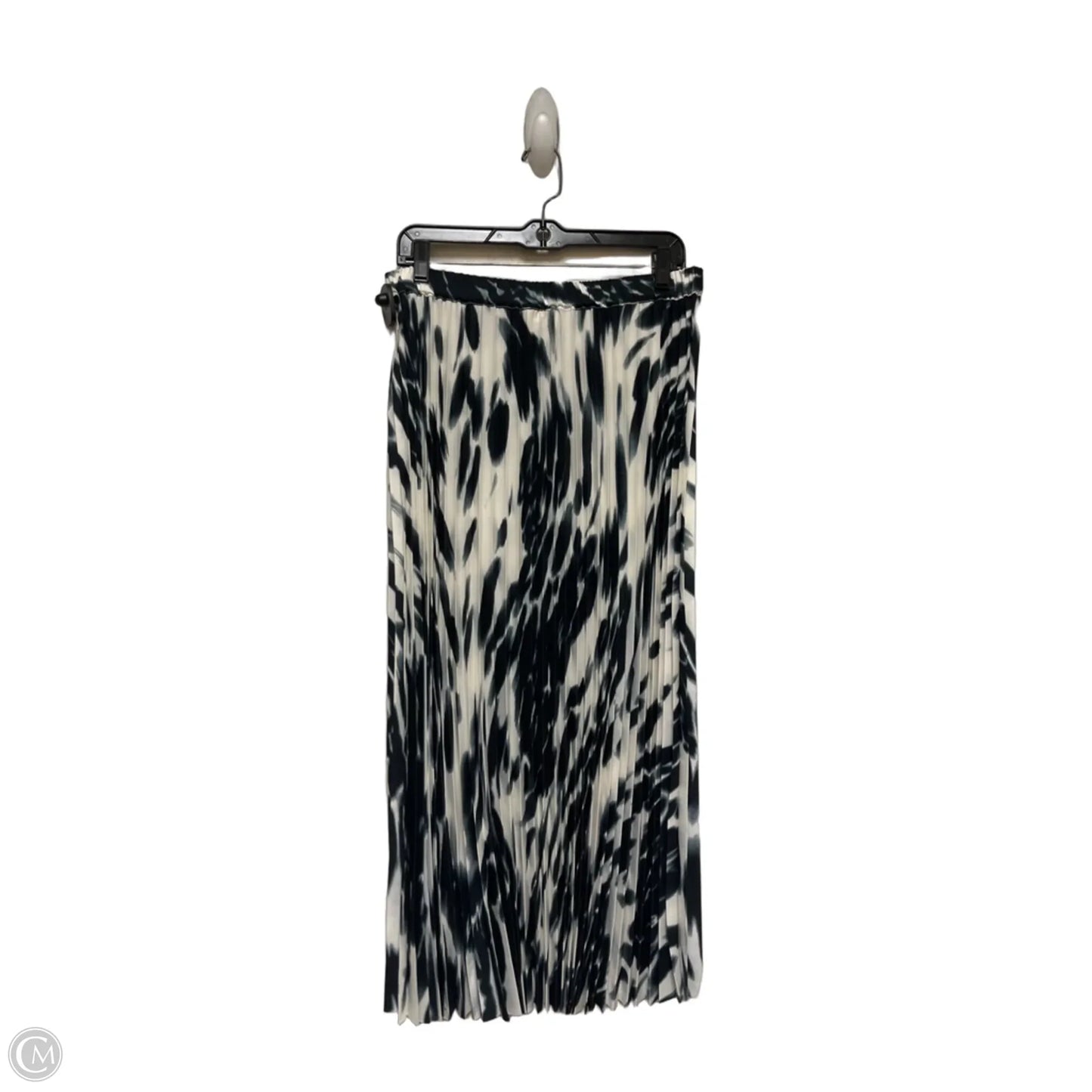 Skirt Maxi By Clothes Mentor In Black & White, Size: 12