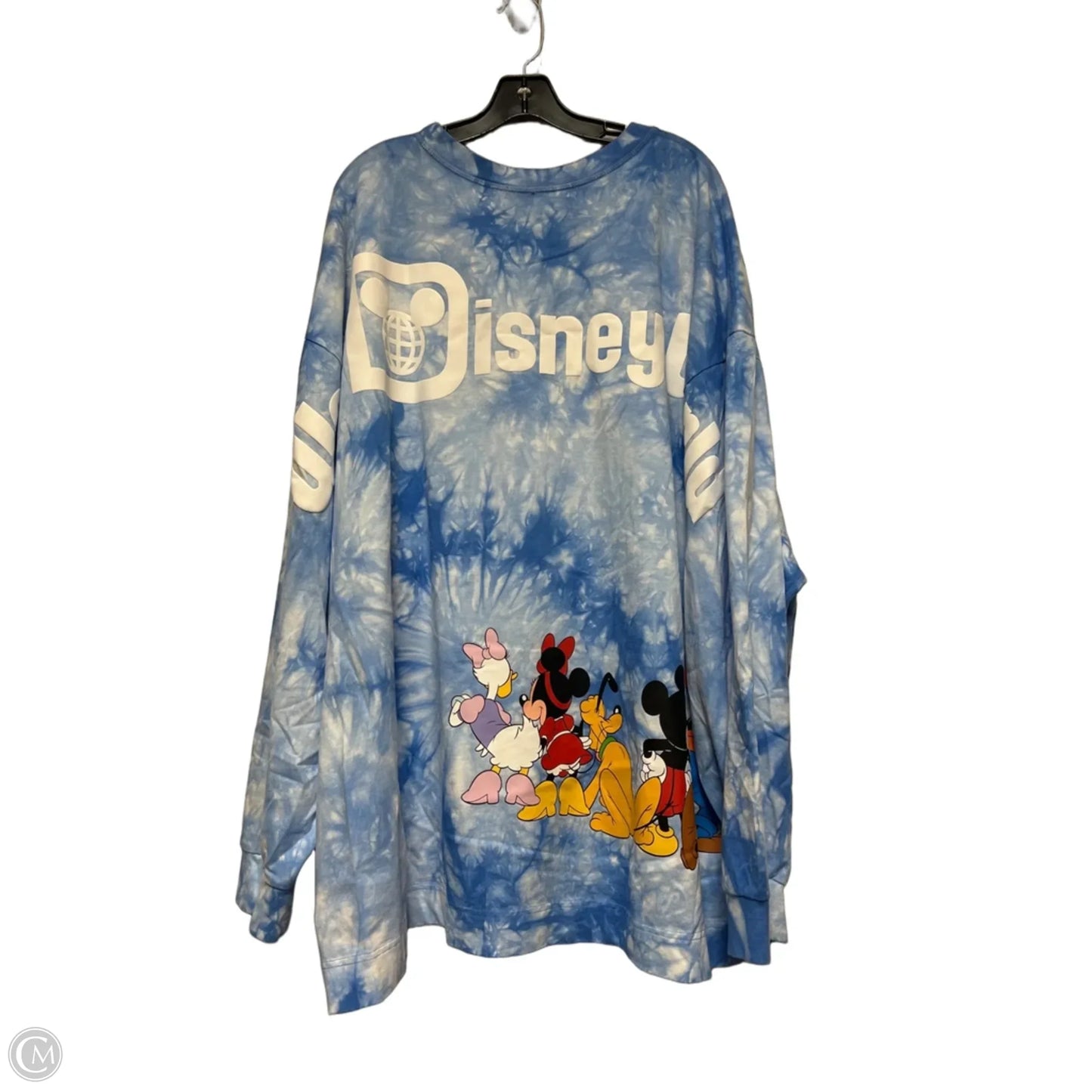 Top Long Sleeve By Disney Store In Tie Dye Print, Size: 4x
