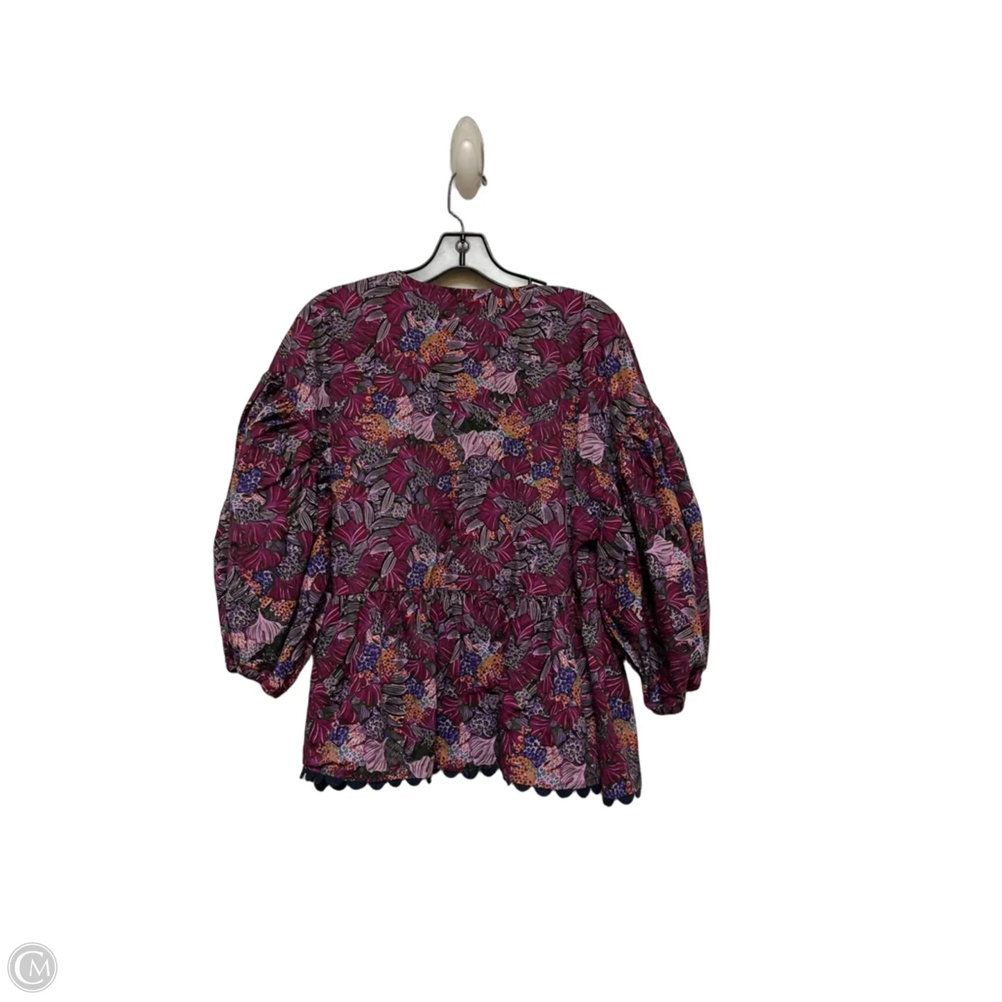 Top Long Sleeve By Target-designer In Purple, Size: L