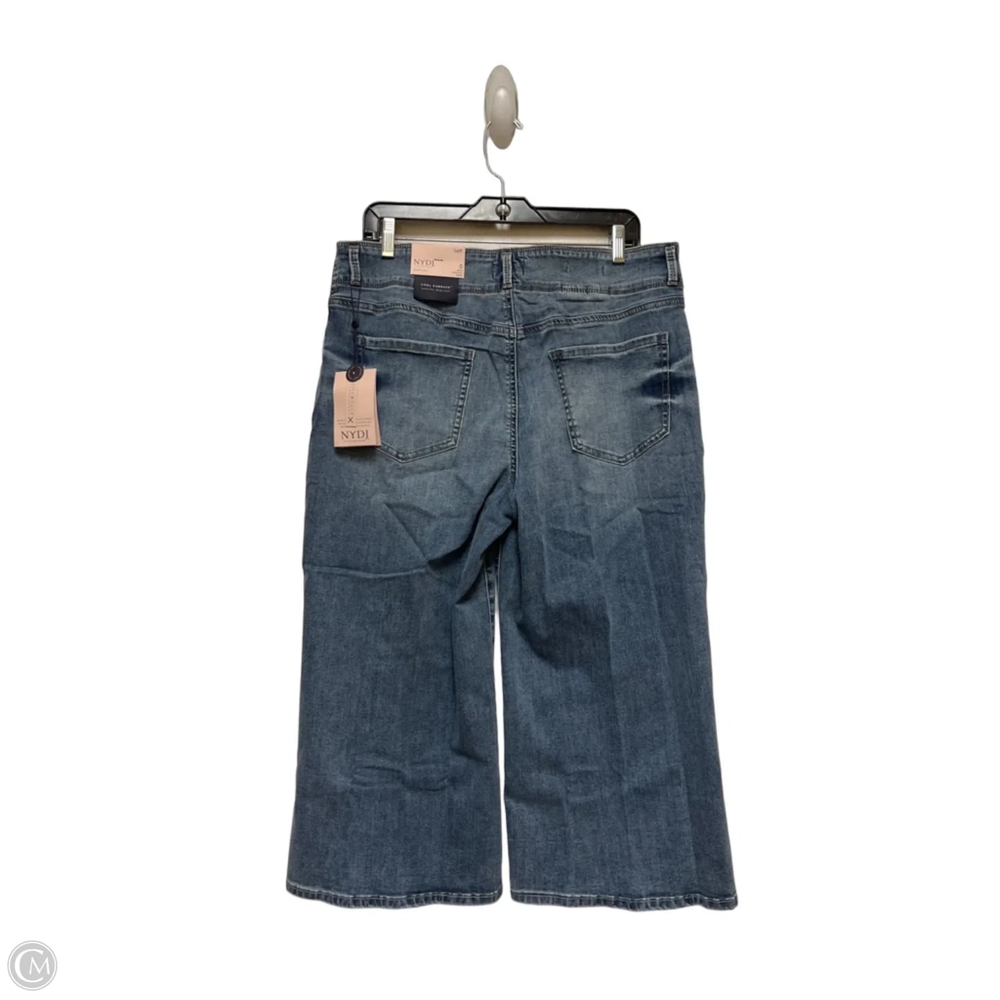 Jeans Cropped By Not Your Daughters Jeans In Blue Denim, Size: 14