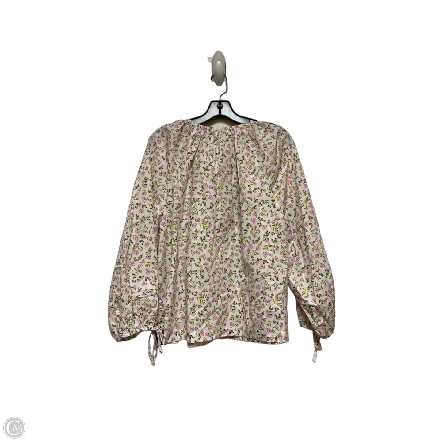 Top Long Sleeve By J. Crew In Floral Print, Size: 2x