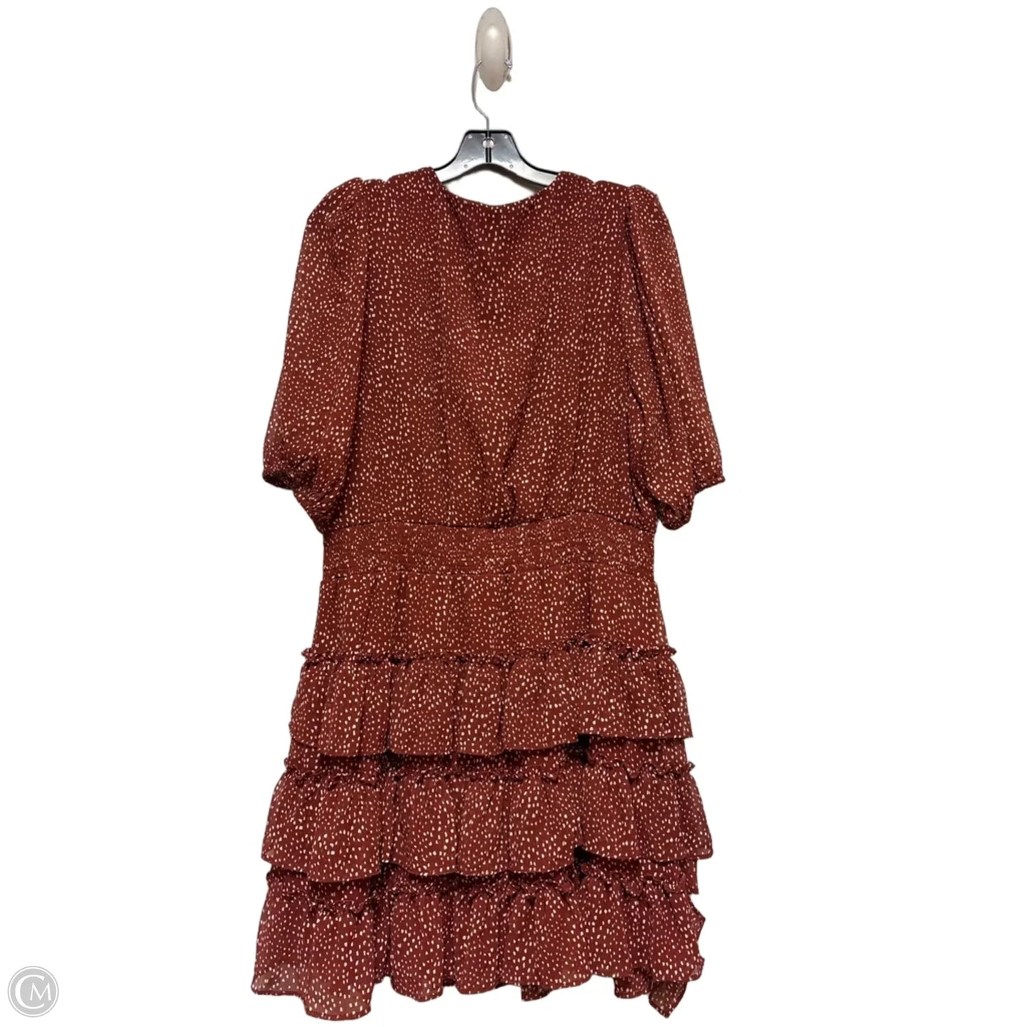 Dress Casual Short By 1.state In Red & White, Size: Xl
