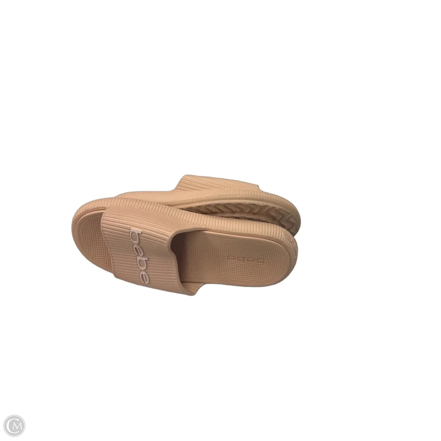 Sandals Flats By Bebe In Tan, Size: 9
