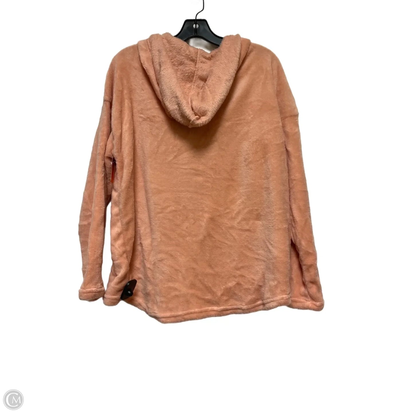 Sweatshirt Hoodie By Disney In Peach, Size: M