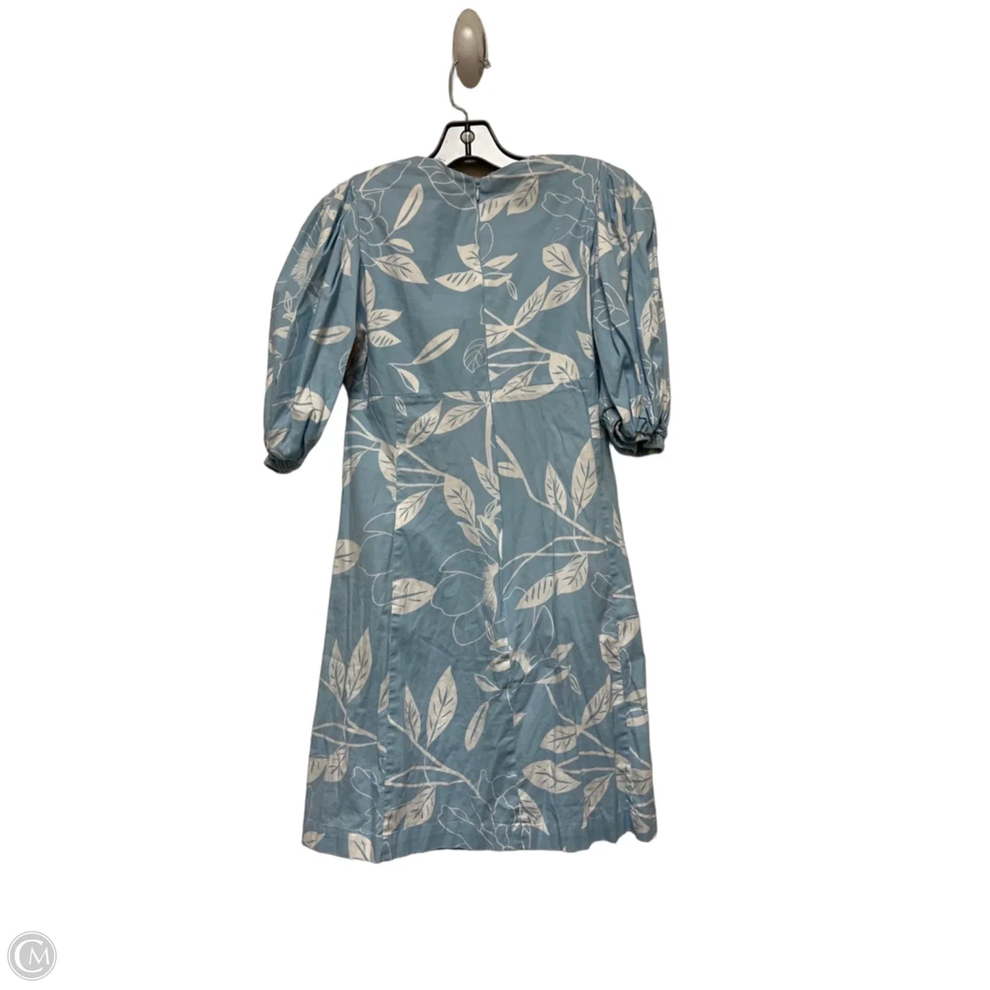 Dress Casual Short By Clothes Mentor In Blue & White, Size: M