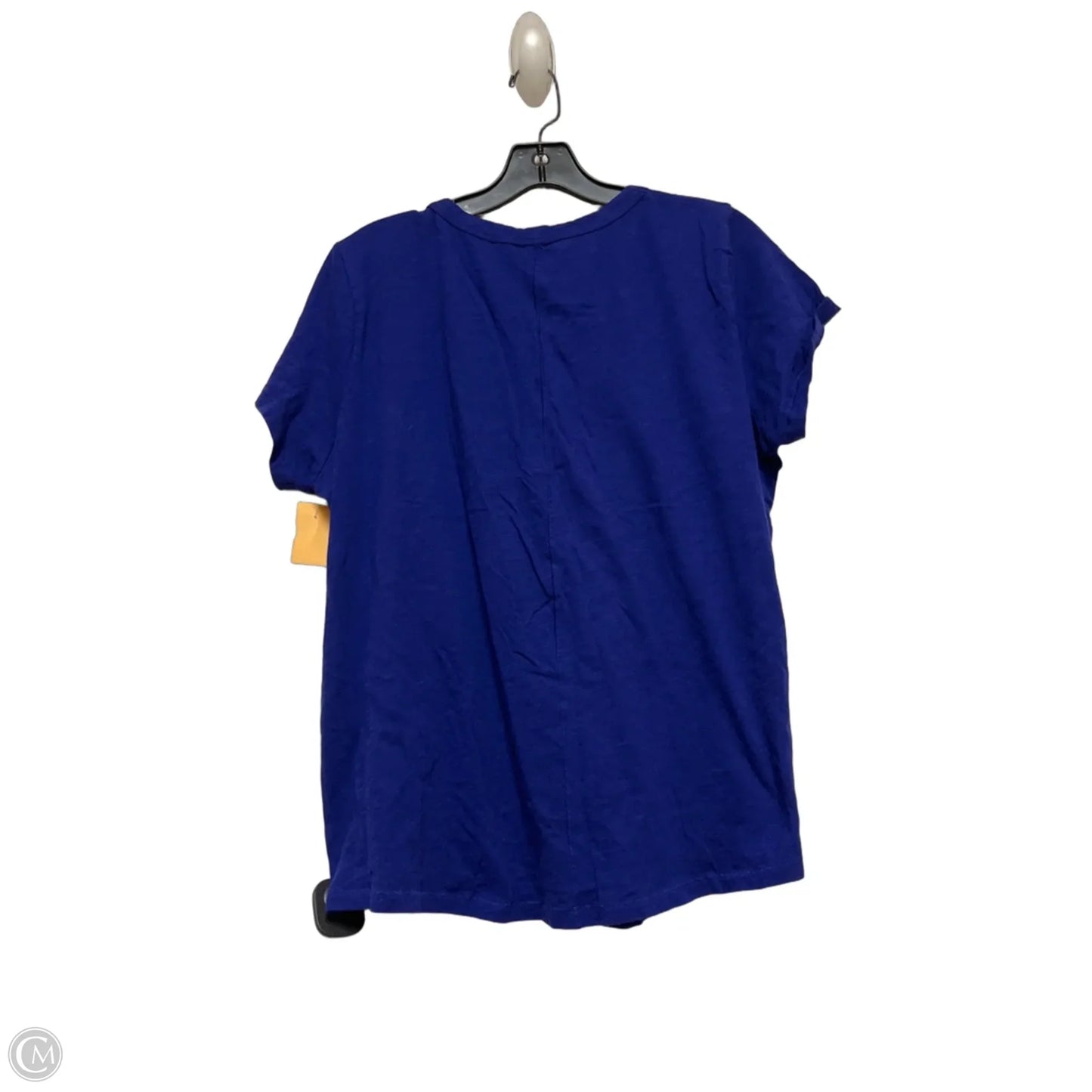 Top Short Sleeve By Eileen Fisher In Blue, Size: L