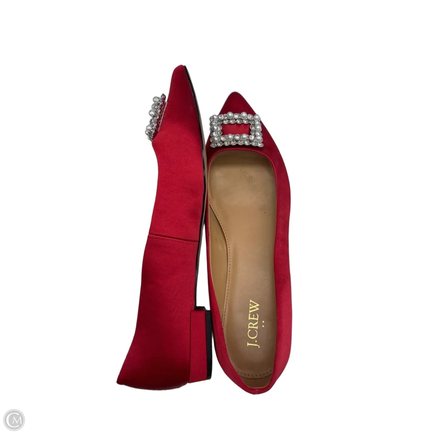 Shoes Flats By J. Crew In Red, Size: 8