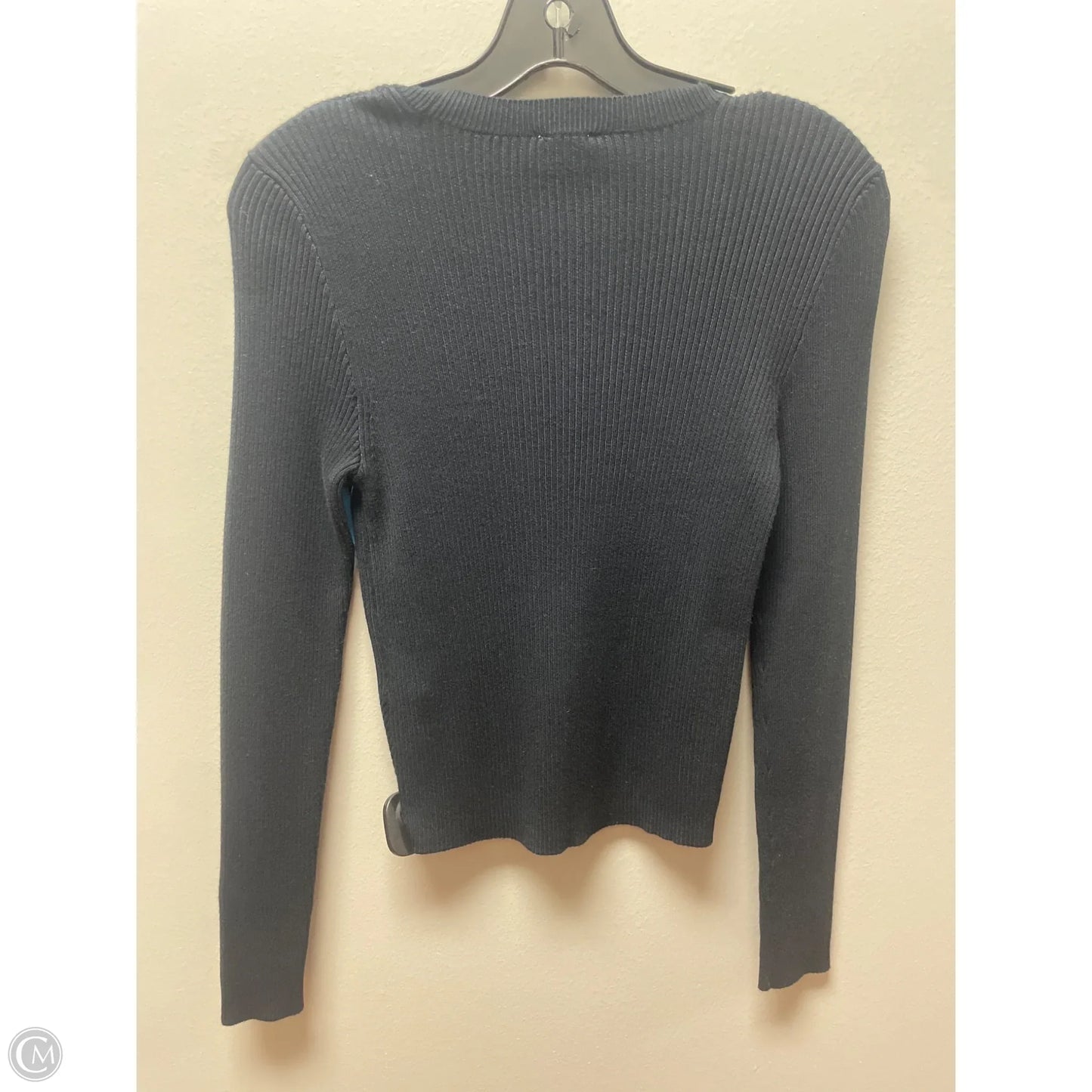Top Long Sleeve By Abercrombie And Fitch In Black, Size: M
