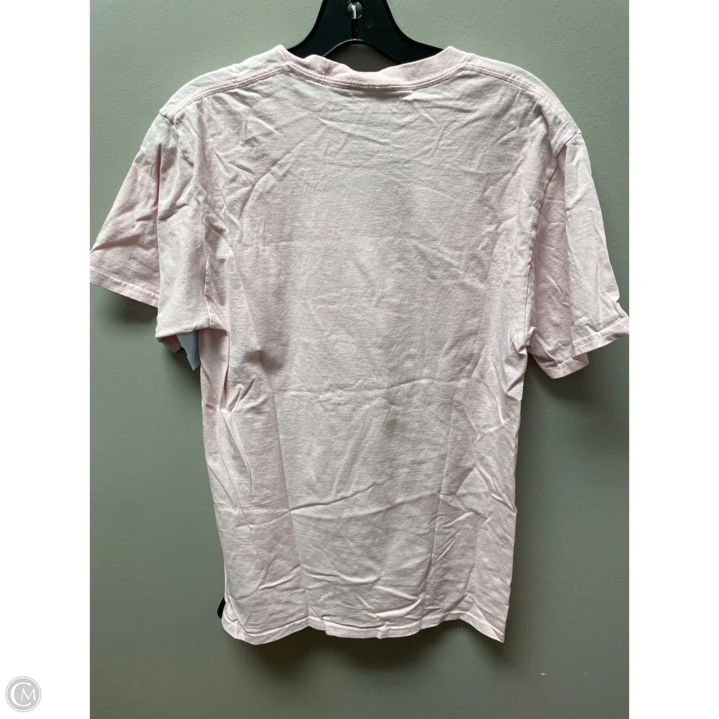 Top Short Sleeve Basic By Disney In Pink, Size: M