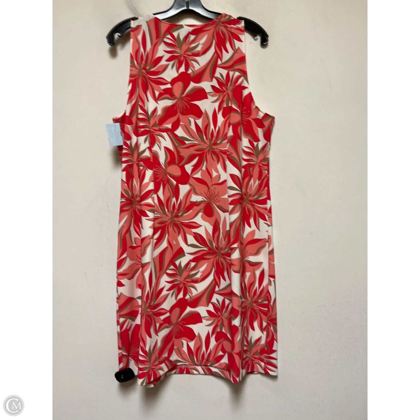 Dress Casual Short By Boston Proper In Floral Print, Size: Xl