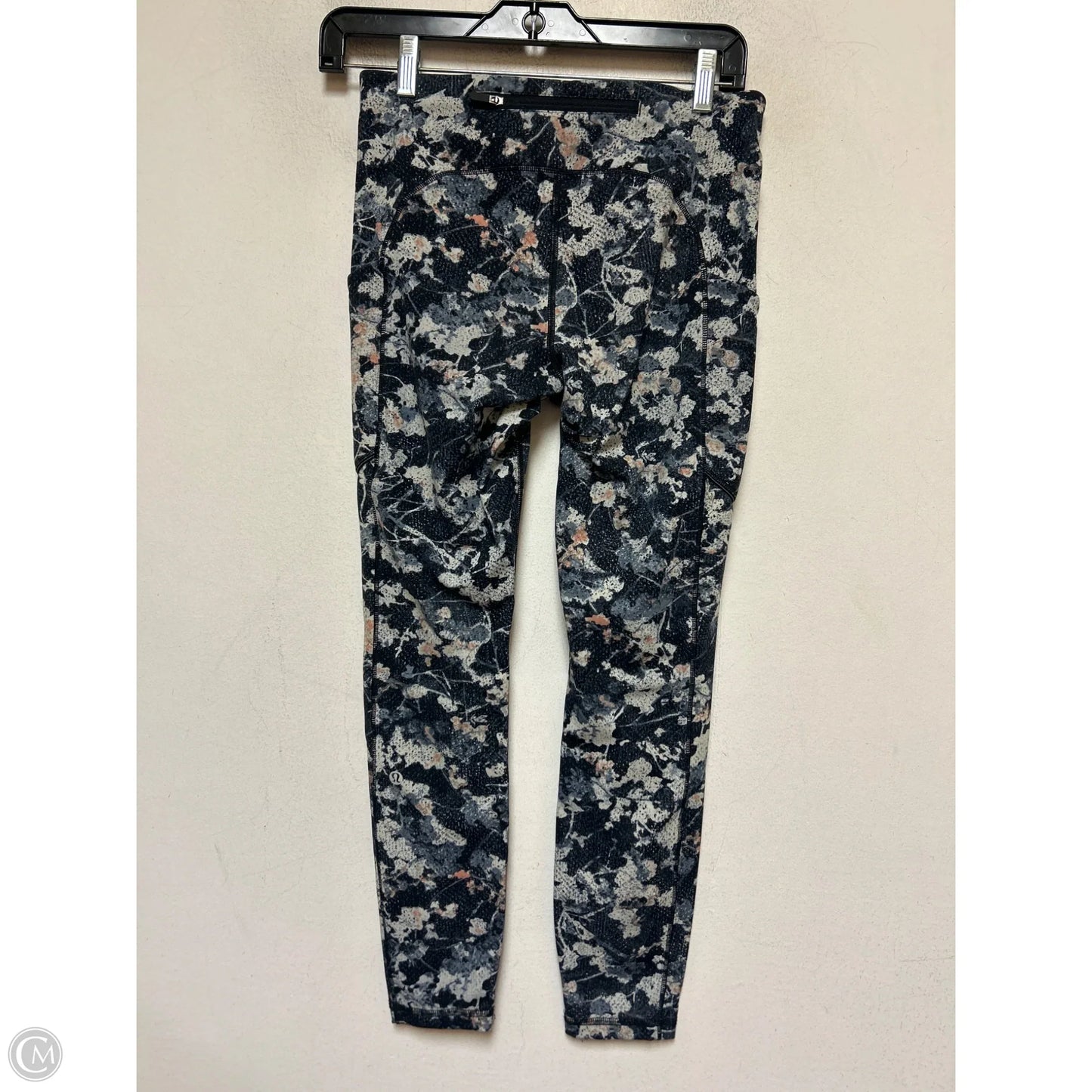 Athletic Leggings By Lululemon In Blue & White, Size: 6