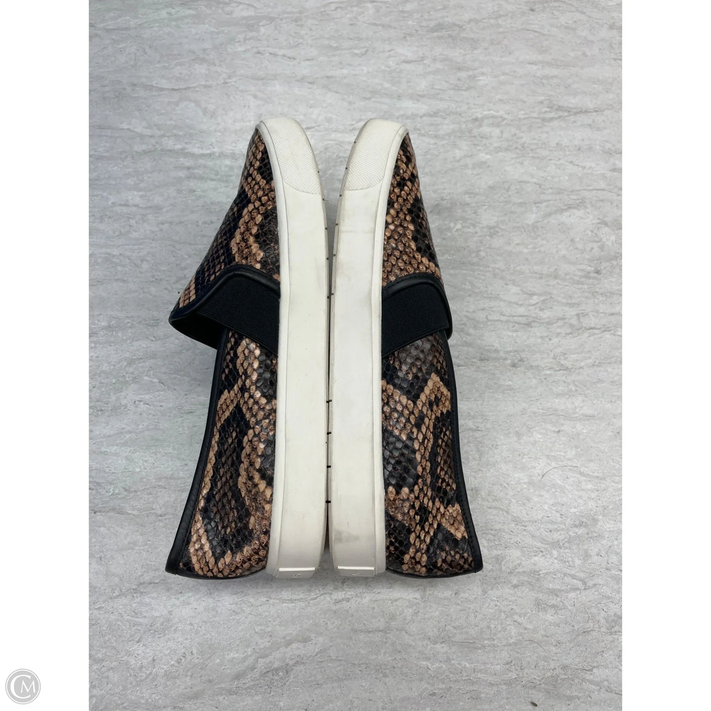 Shoes Flats By Vince In Snakeskin Print, Size: 6.5